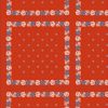 Martine Dress N°736 Patchwork Poppy Red