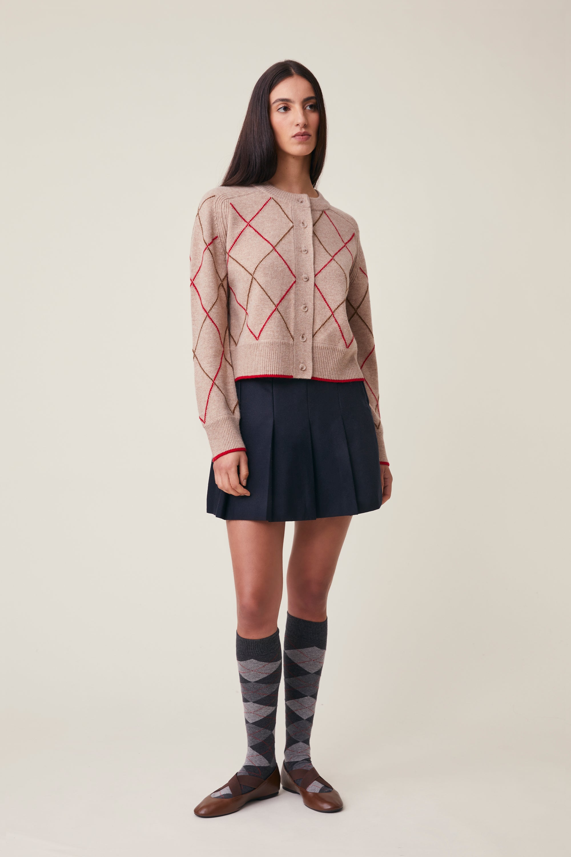 Gilet Auguste N°233 Arlequin Cord