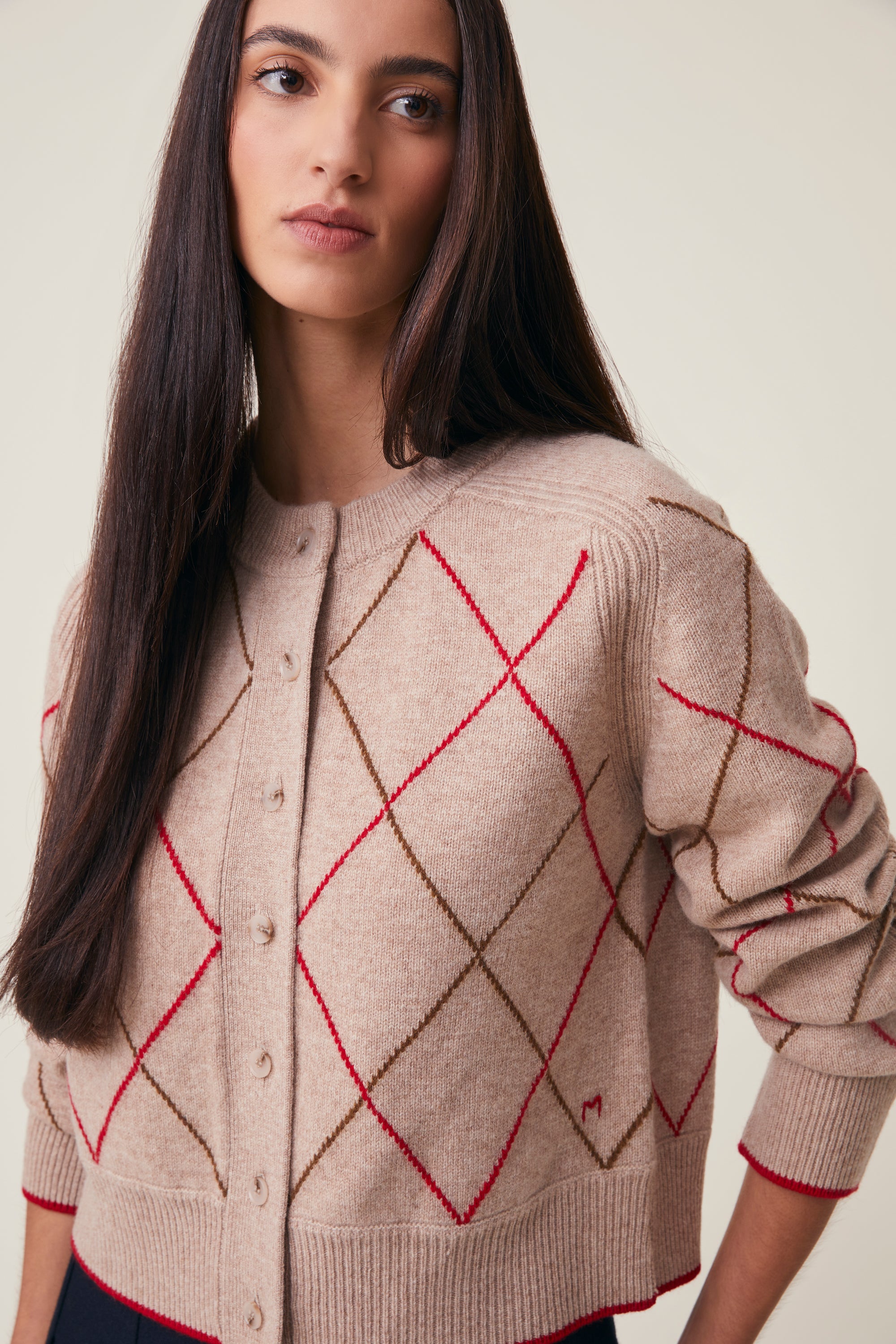 Gilet Auguste N°233 Arlequin Cord