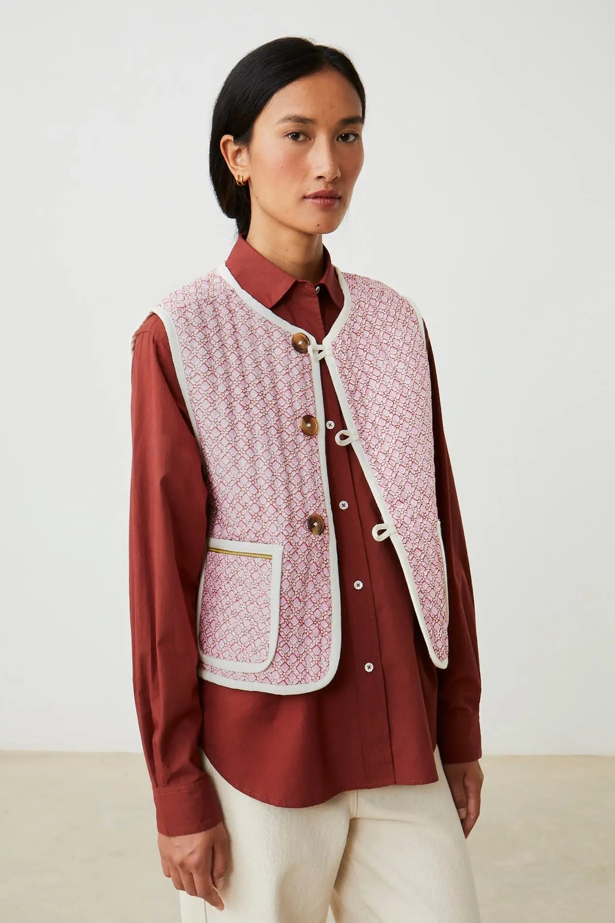 Gilet Annie N°828 Colette Tulip