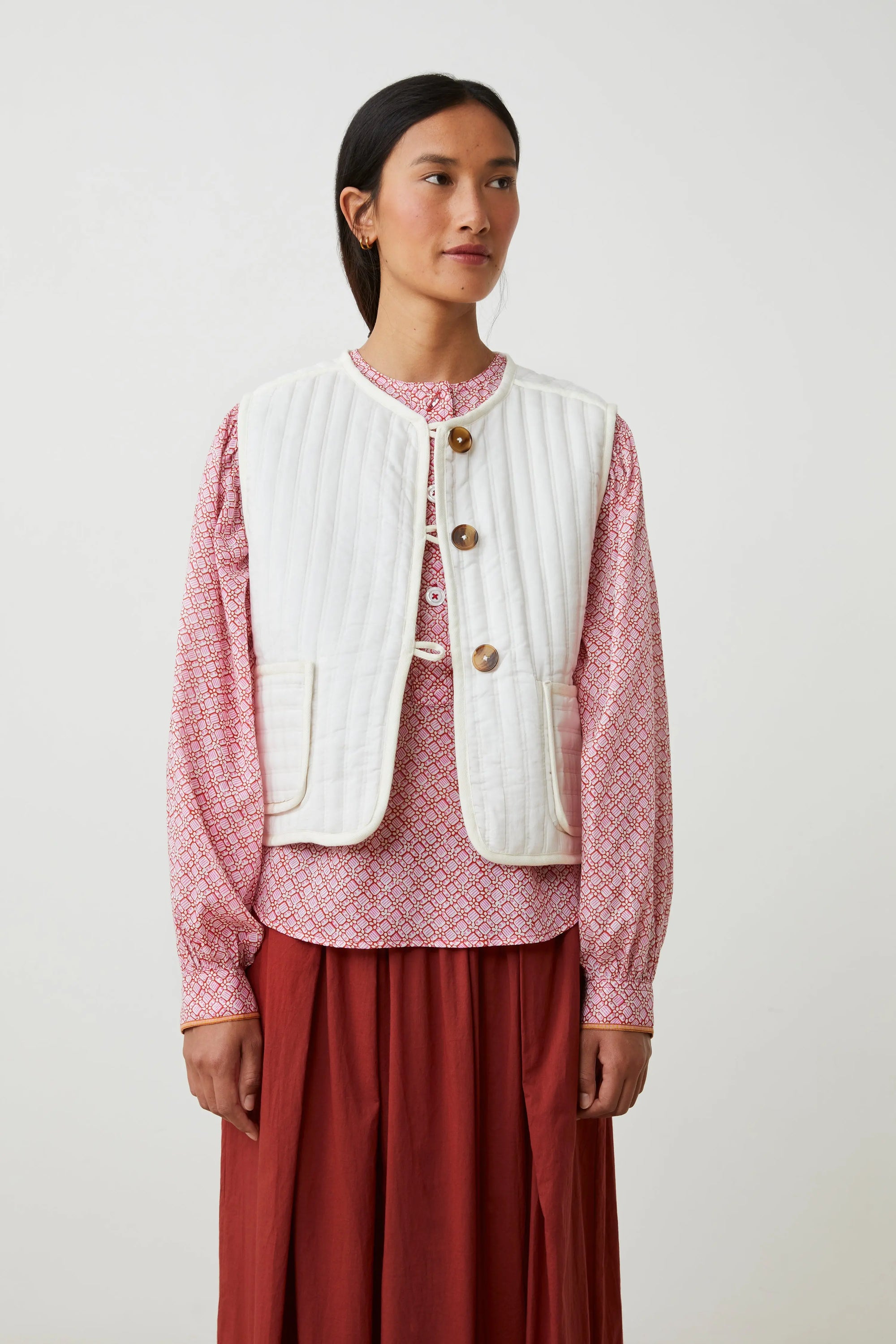 Gilet Annie N°828 Colette Tulip