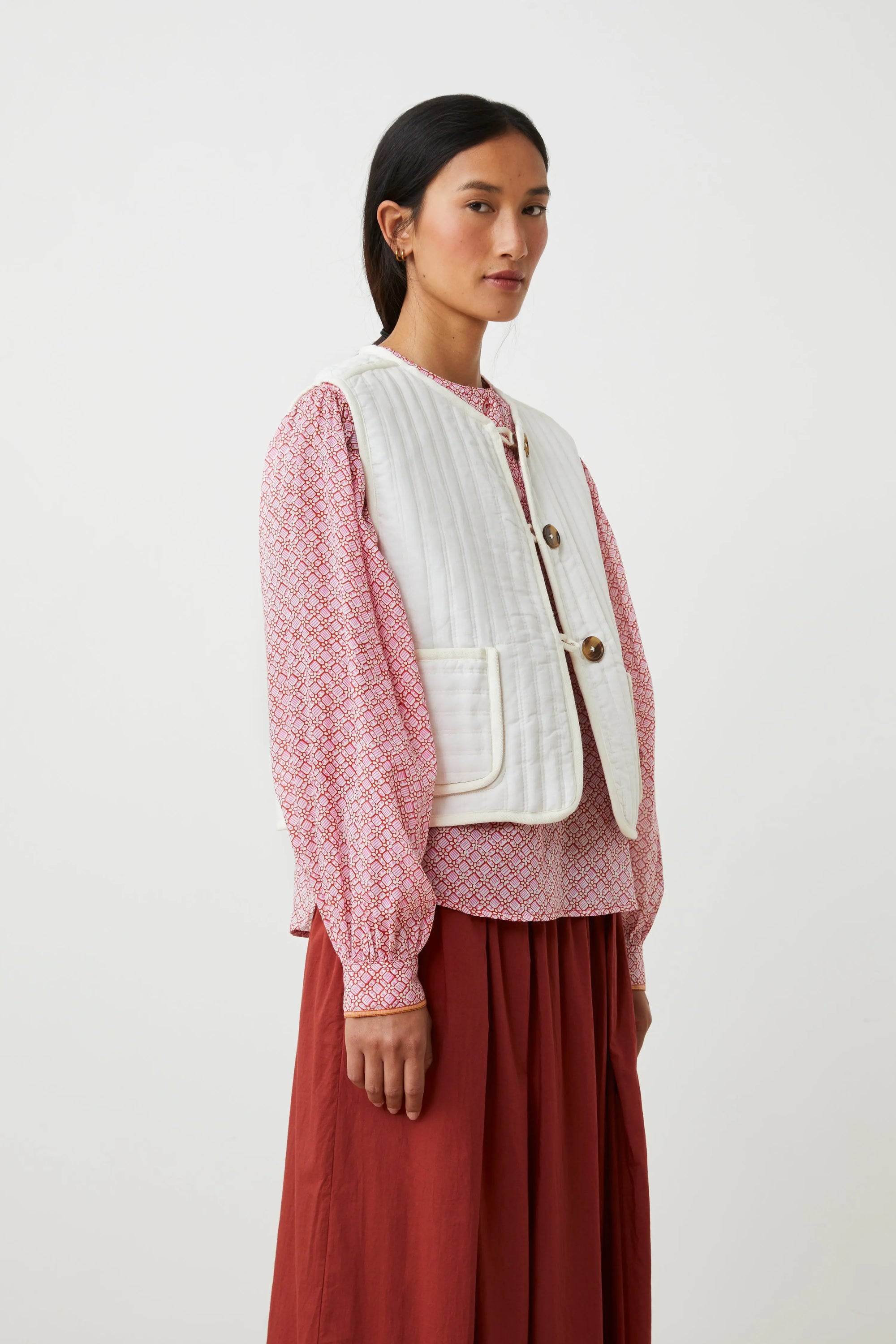 Gilet Annie N°828 Colette Tulip