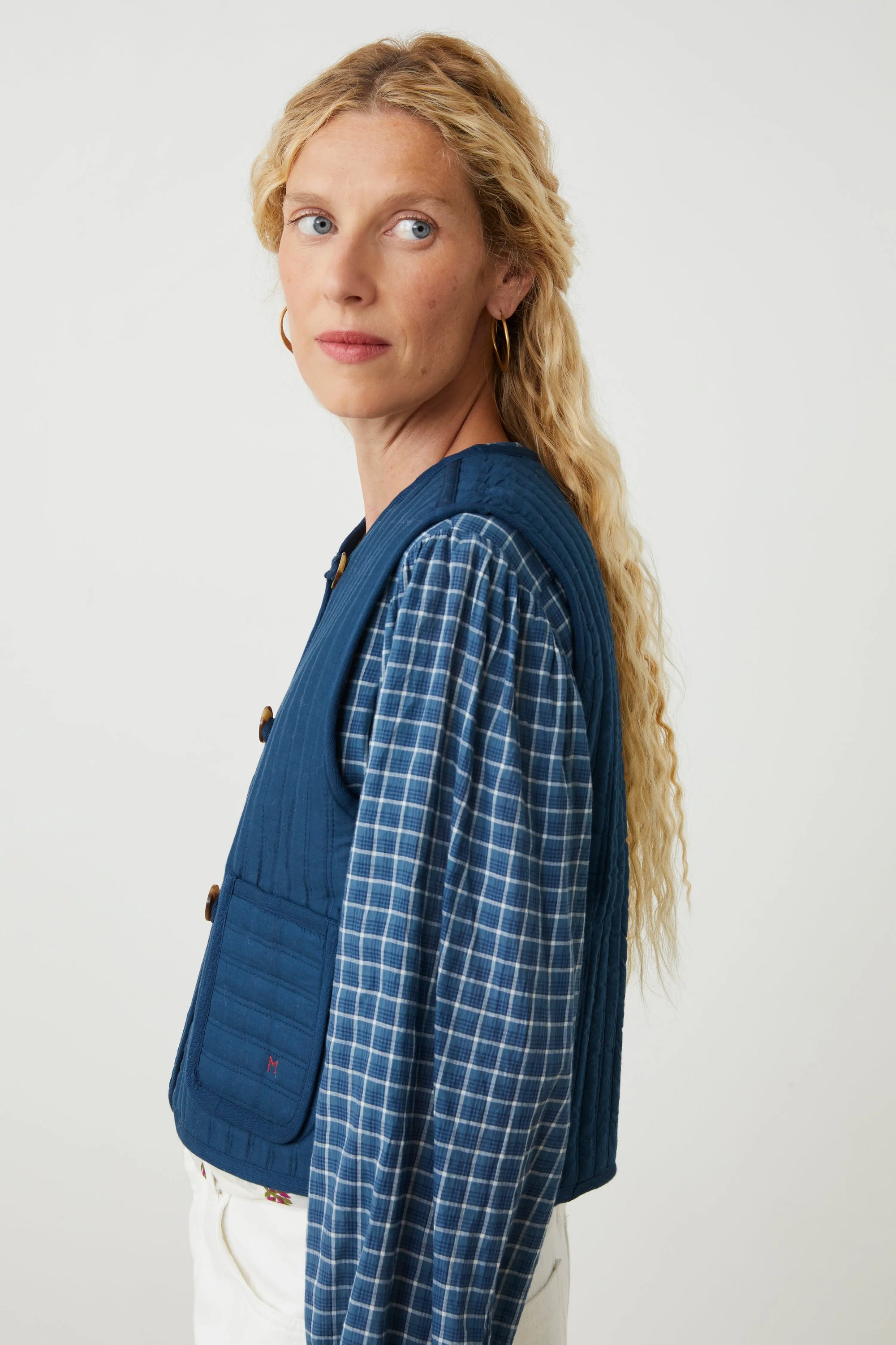 Gilet Annie N°828 Secret Checks Amazon