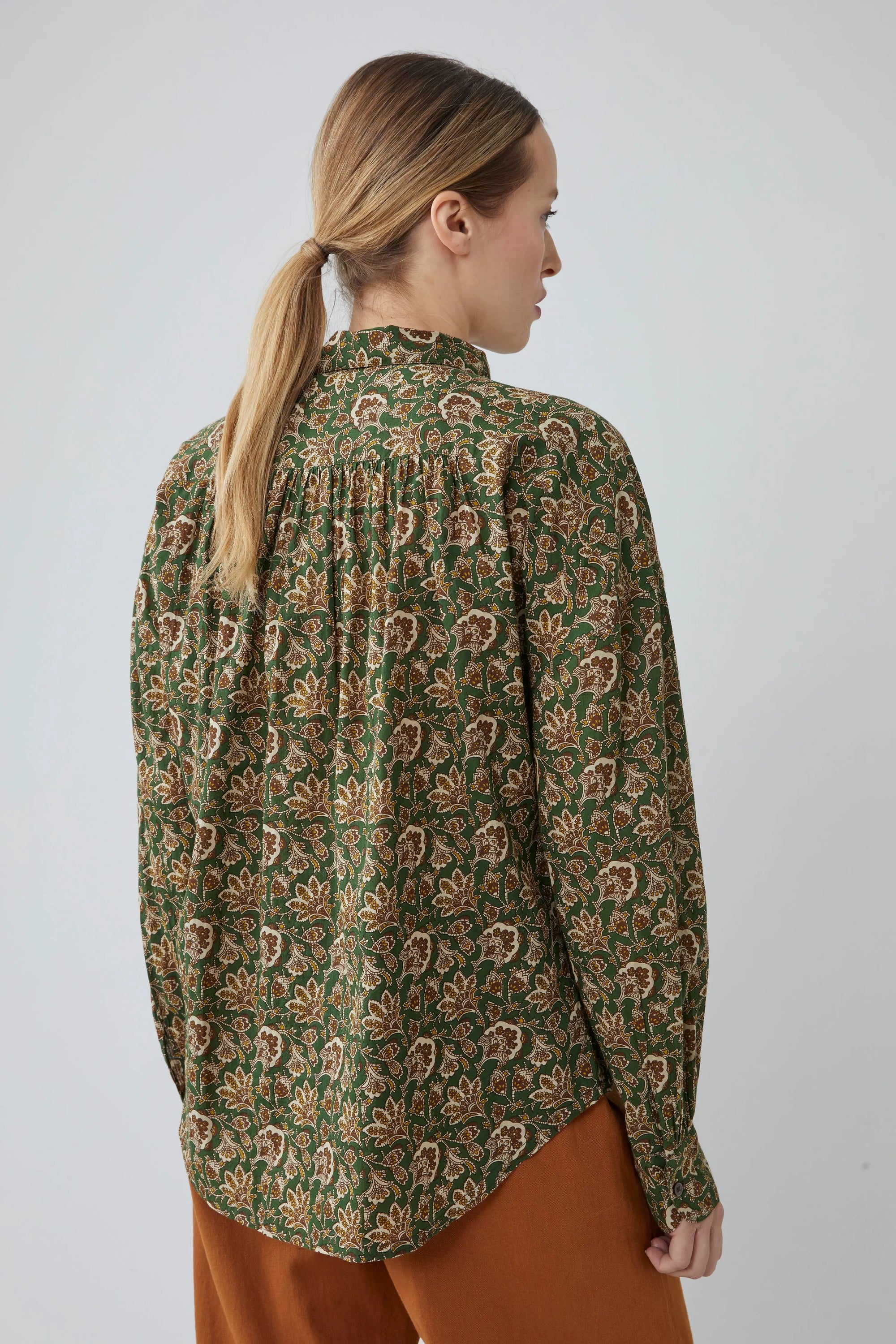 Blouse Kate N°810 India British Green - Moismont