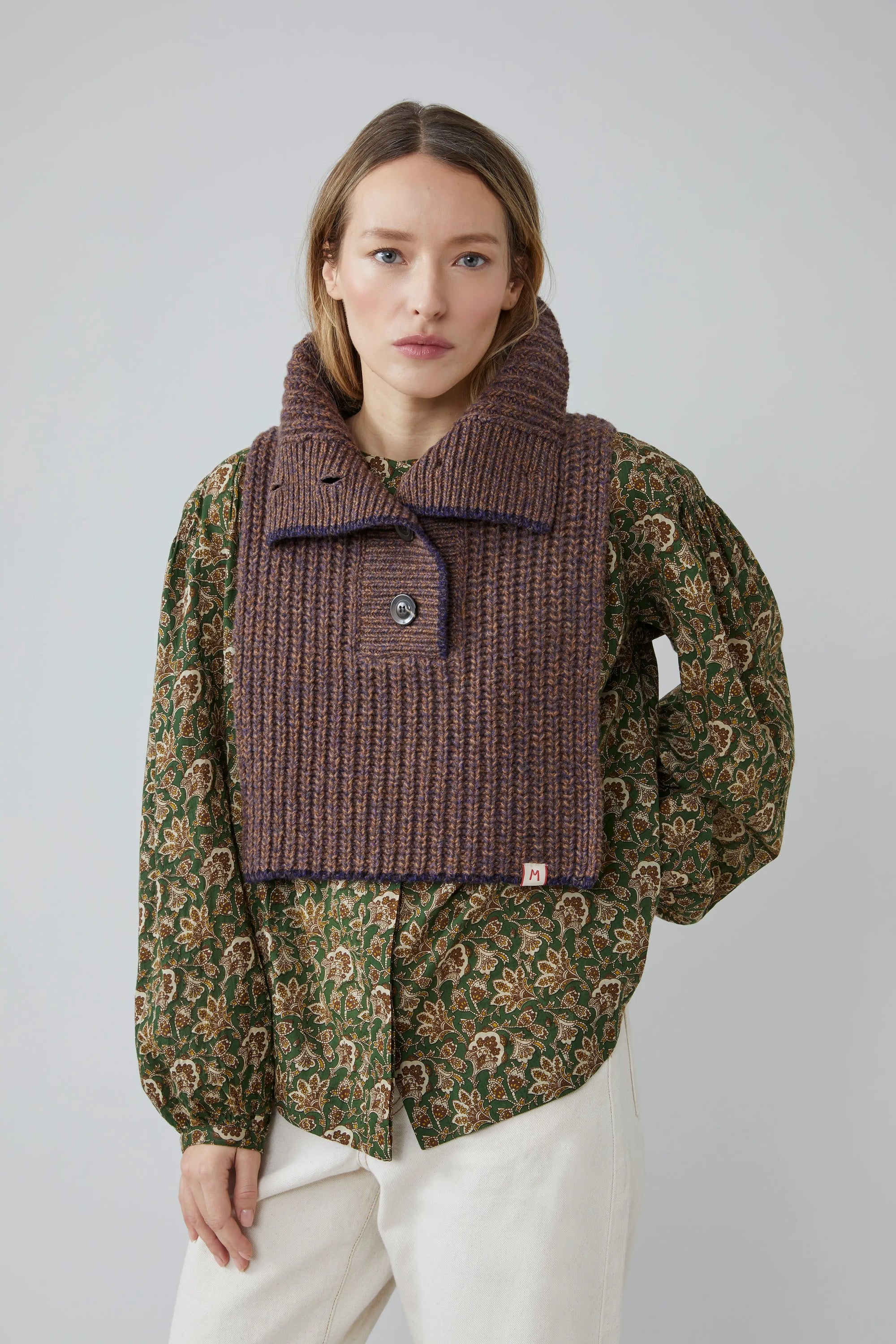 Plastron Lise N°213 Toffee - Moismont