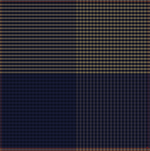 Foulard Poem N°821 Magic Blue