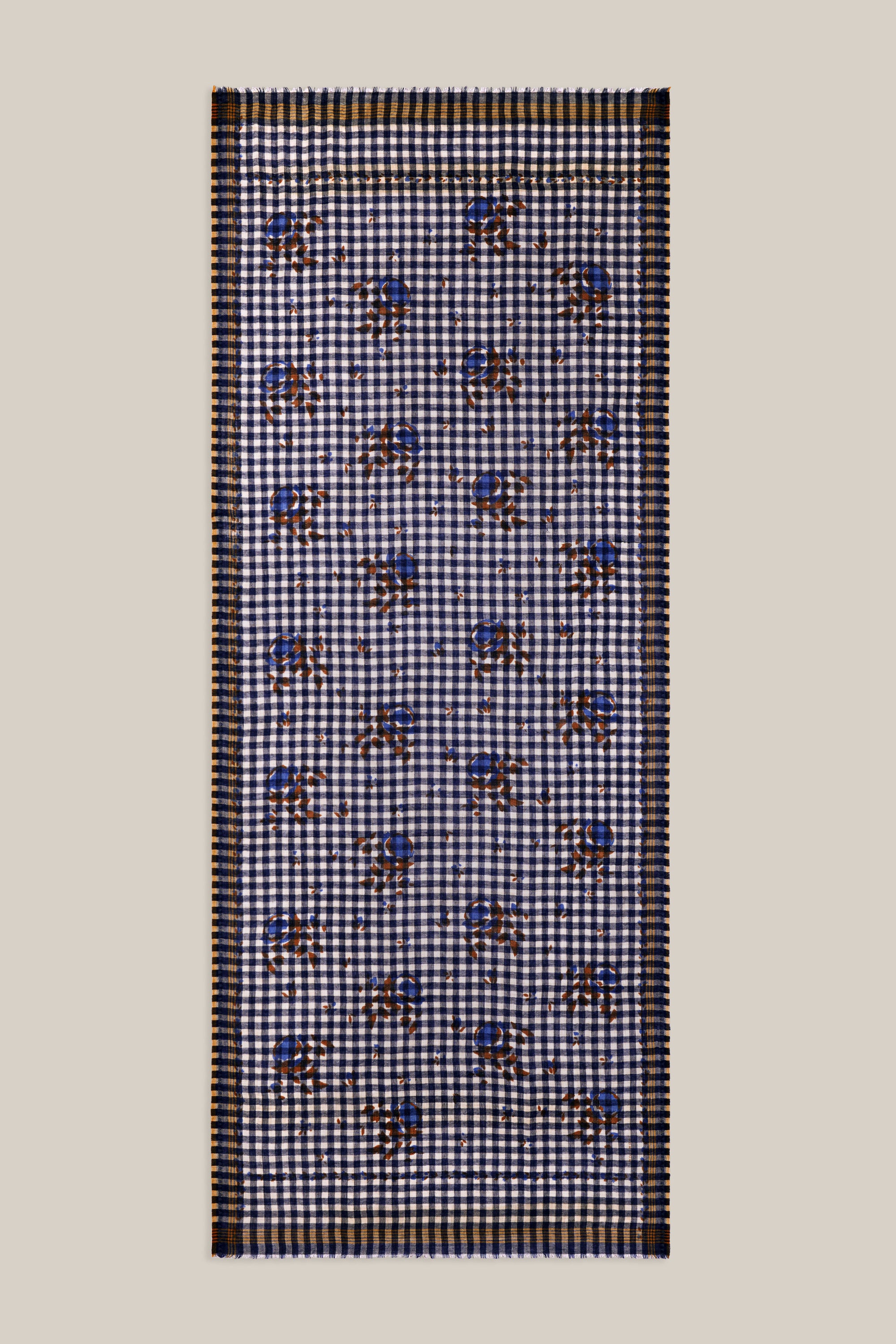 Echarpe Vichy N°693 Flowers Dream