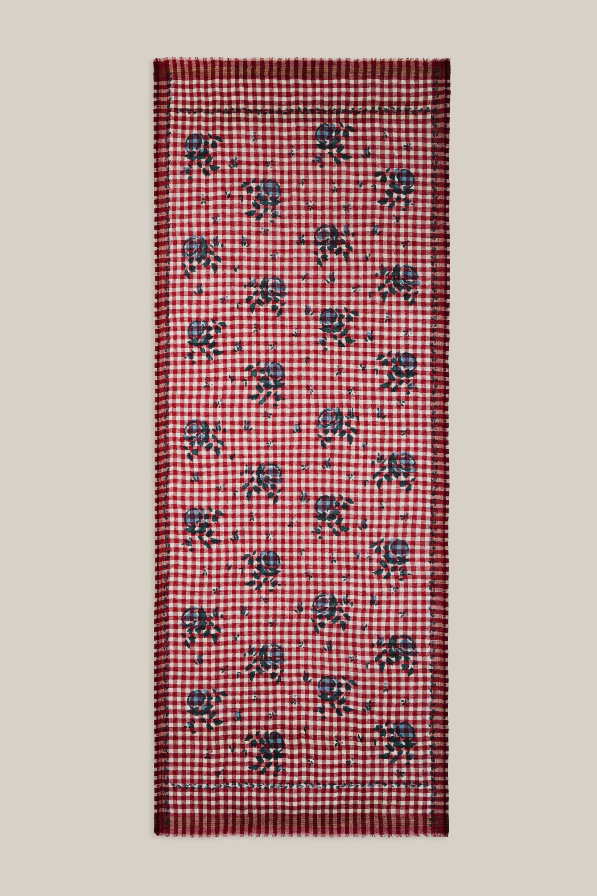 Echarpe Vichy N°693 Flowers Gloss