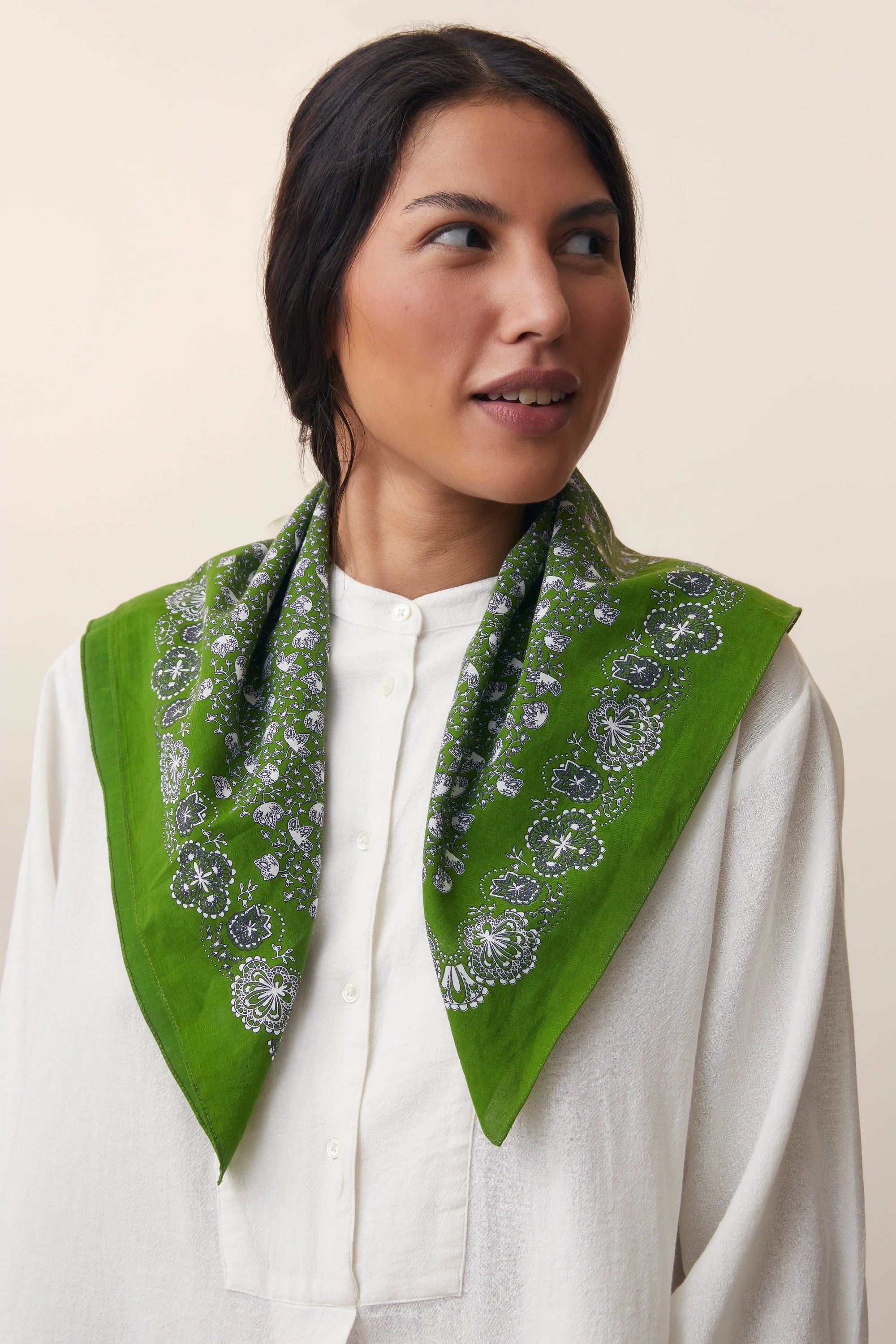 Scarf N°675 Green Tea