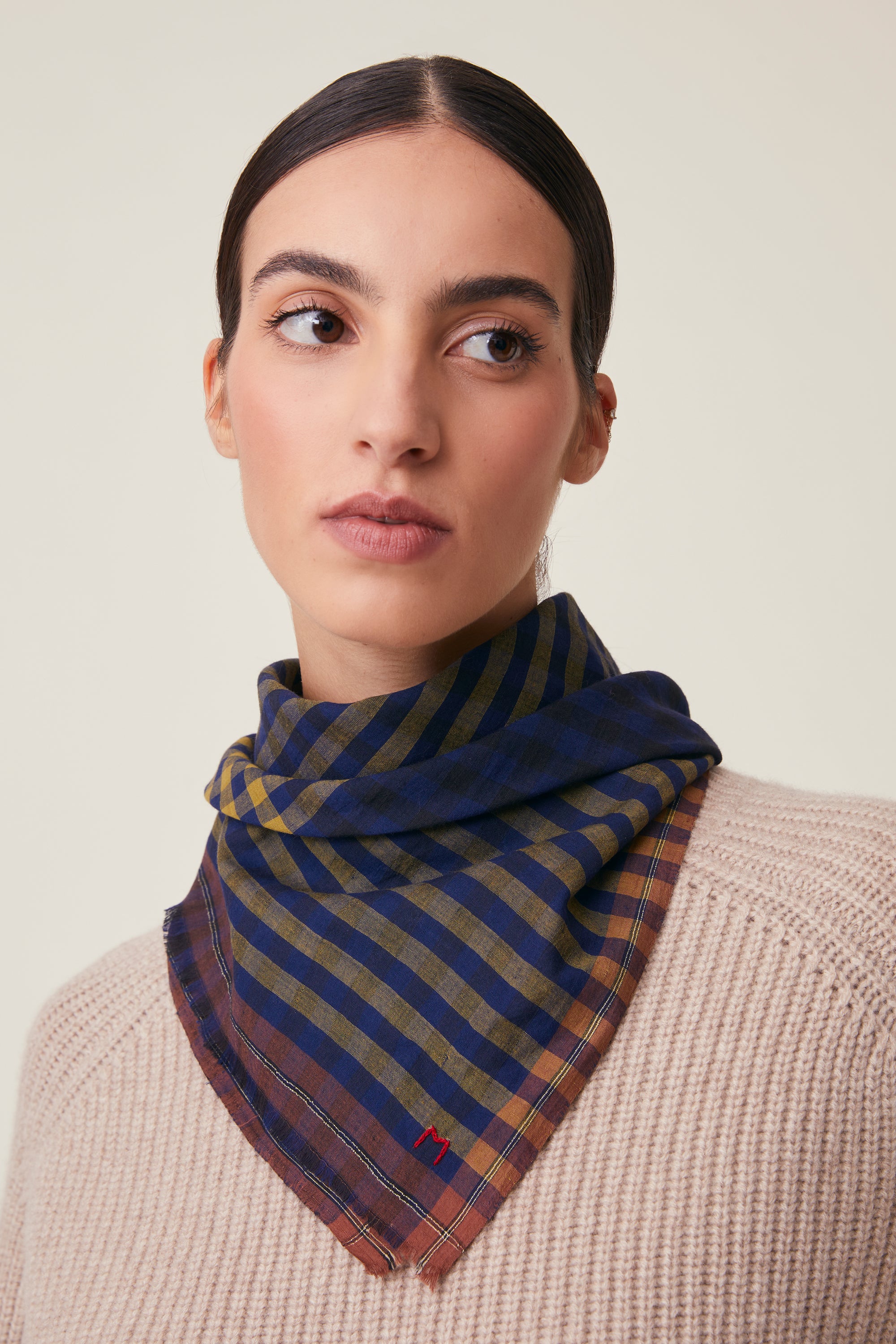 Foulard Poem N°821 Magic Blue