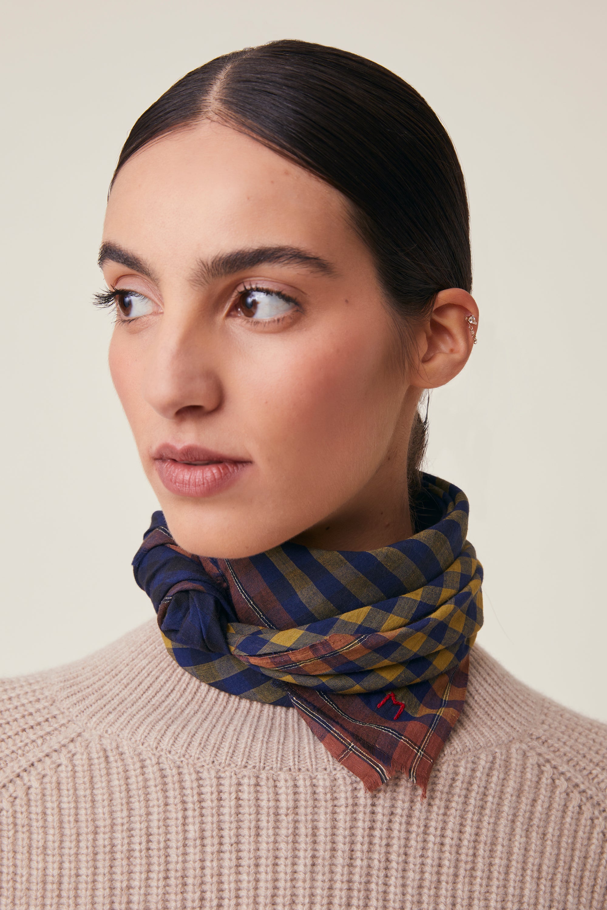 Foulard Poem N°821 Magic Blue