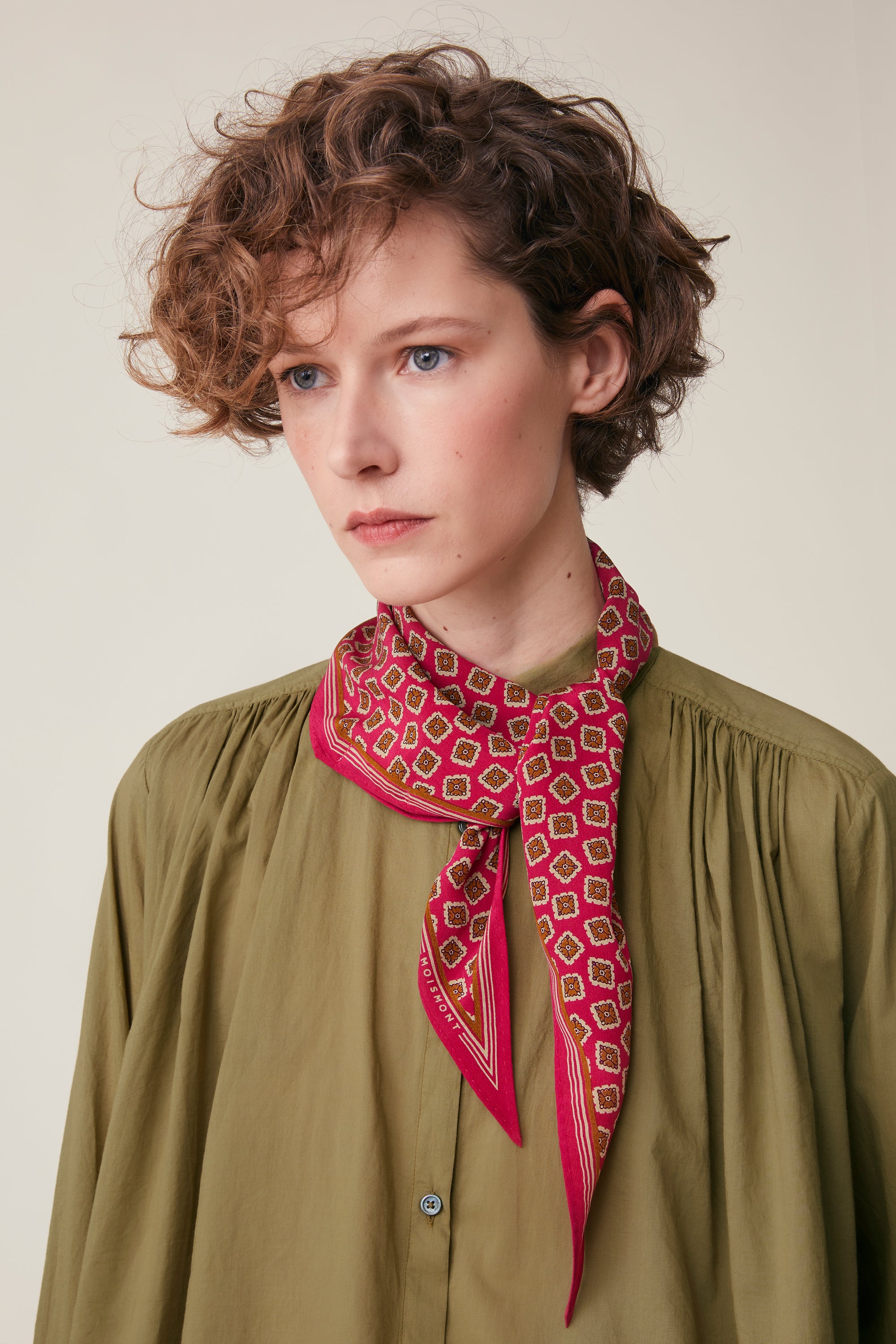 Foulard Cravat N°842 Lipstick