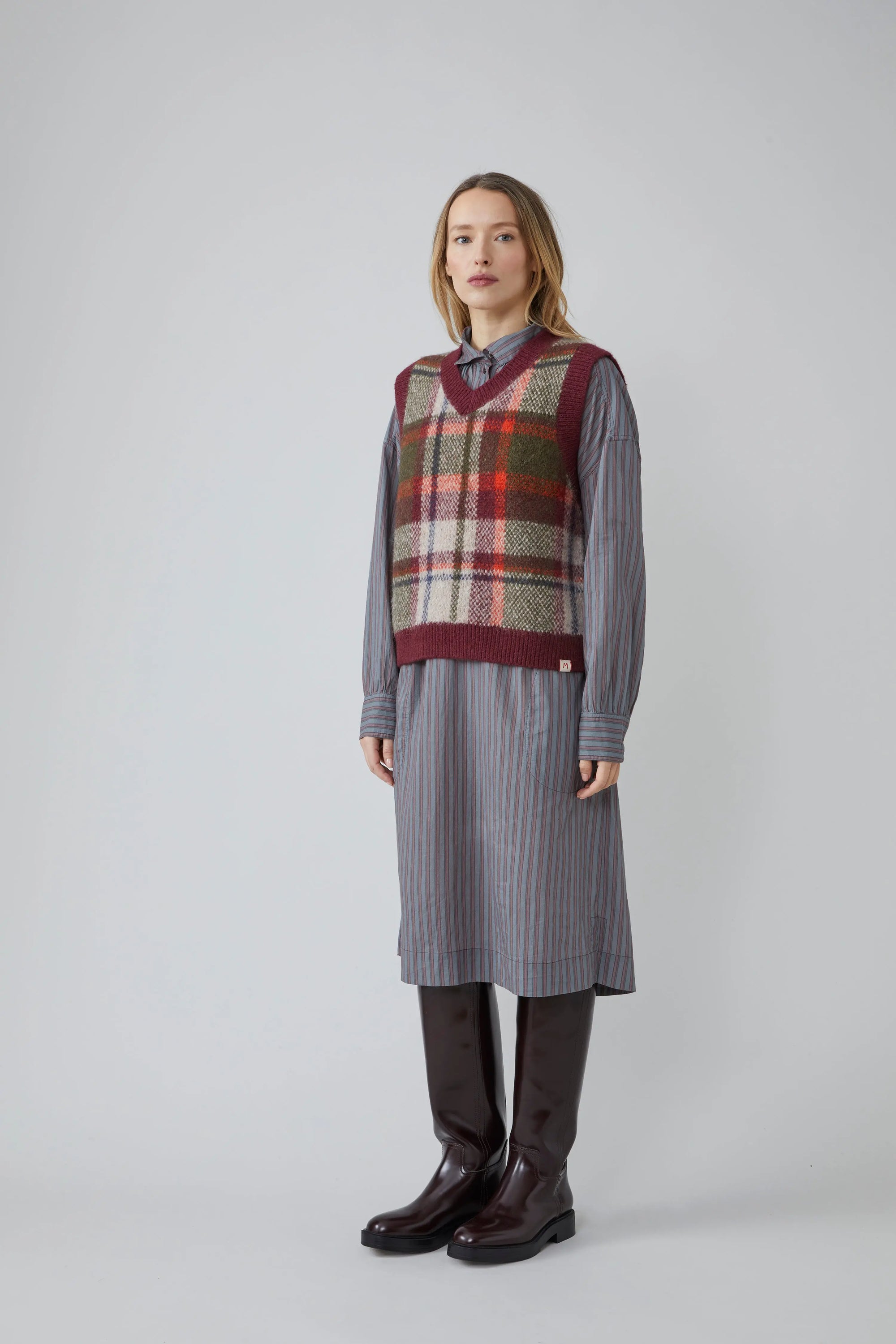 Pull Kyle N°215 Tartan Paper - Moismont