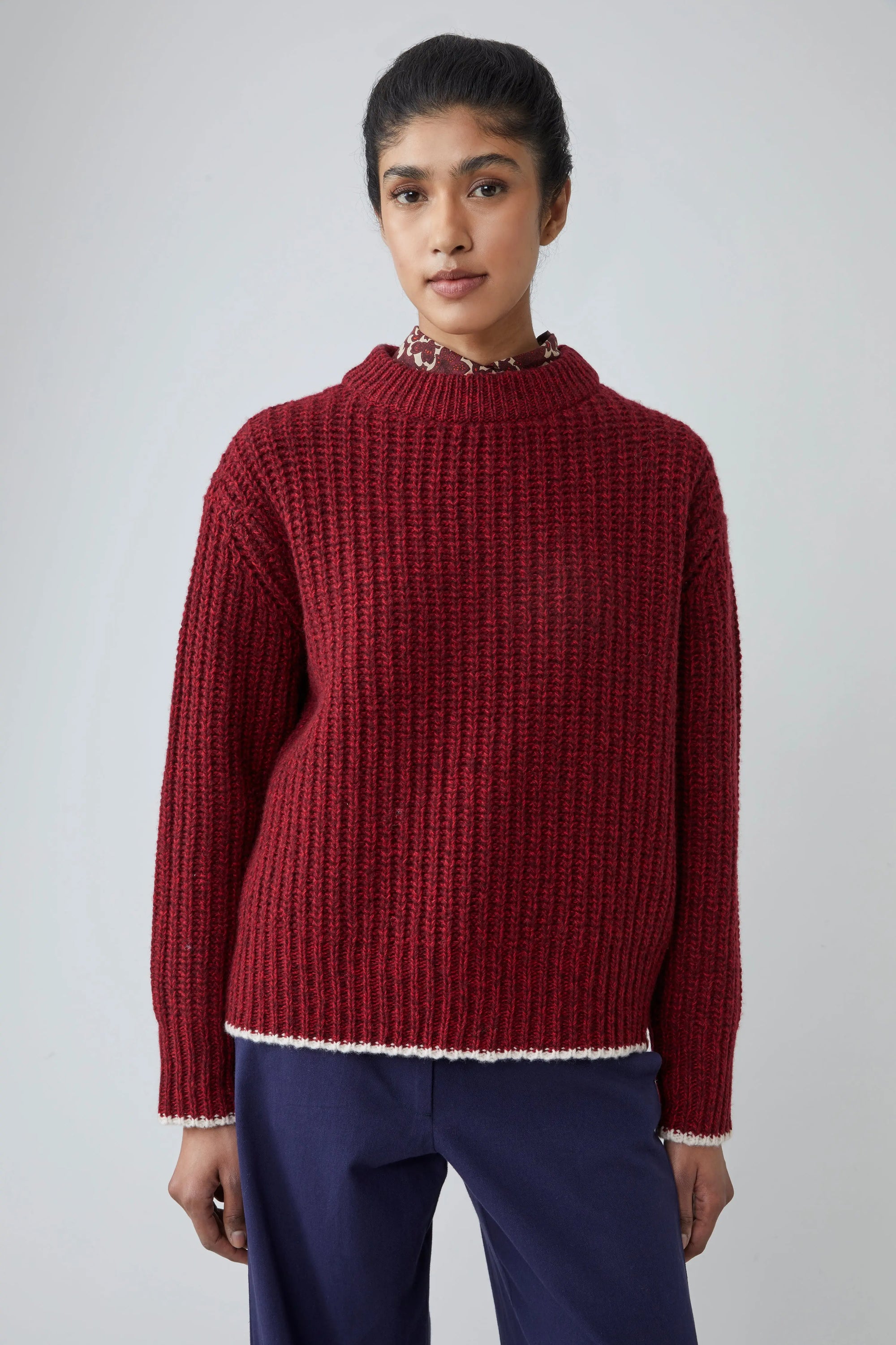 Pull Eliot N°209 Carmin - Moismont