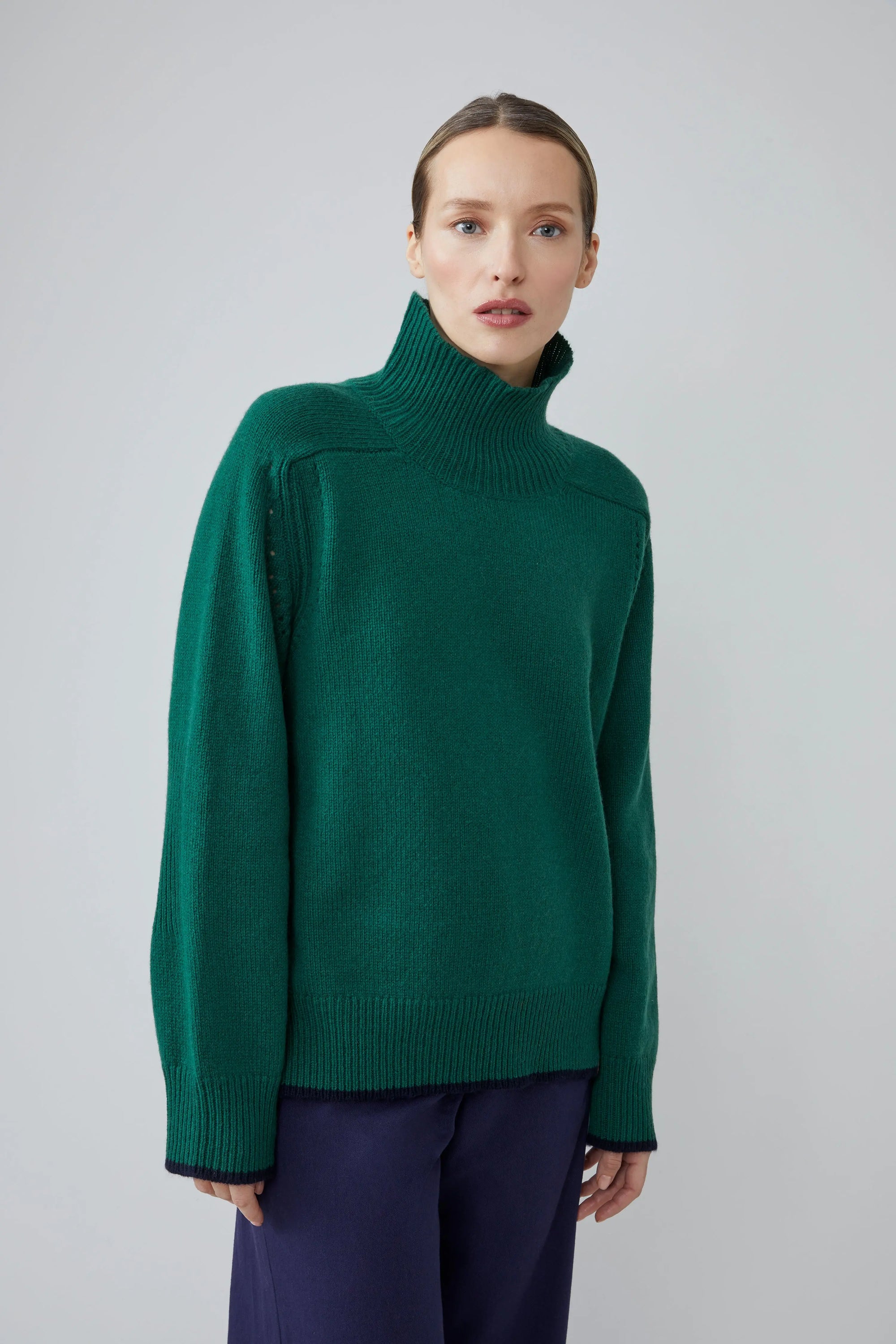 Pull Freya N°211 British Green - Moismont