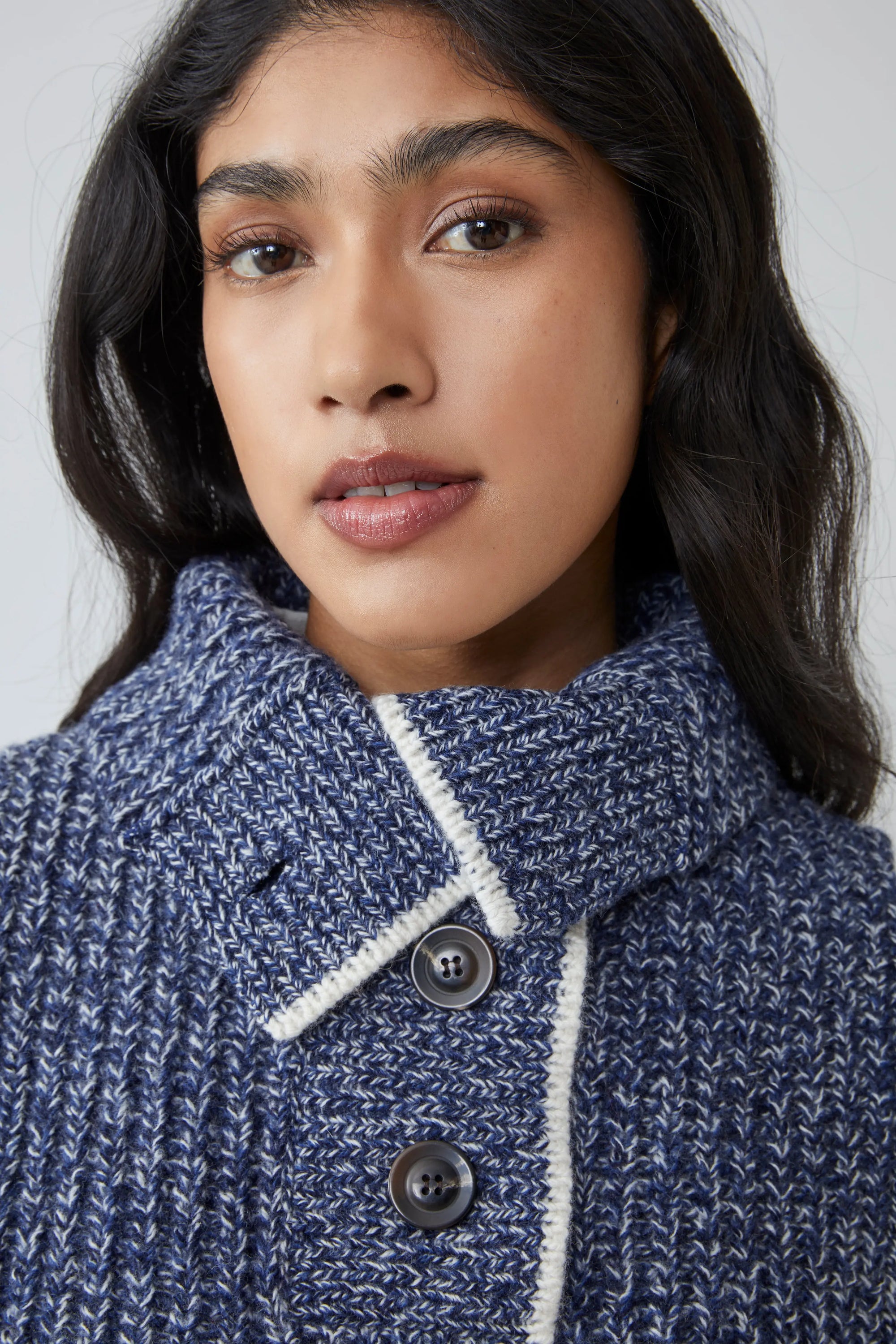 Plastron Lise N°213 Indigo - Moismont