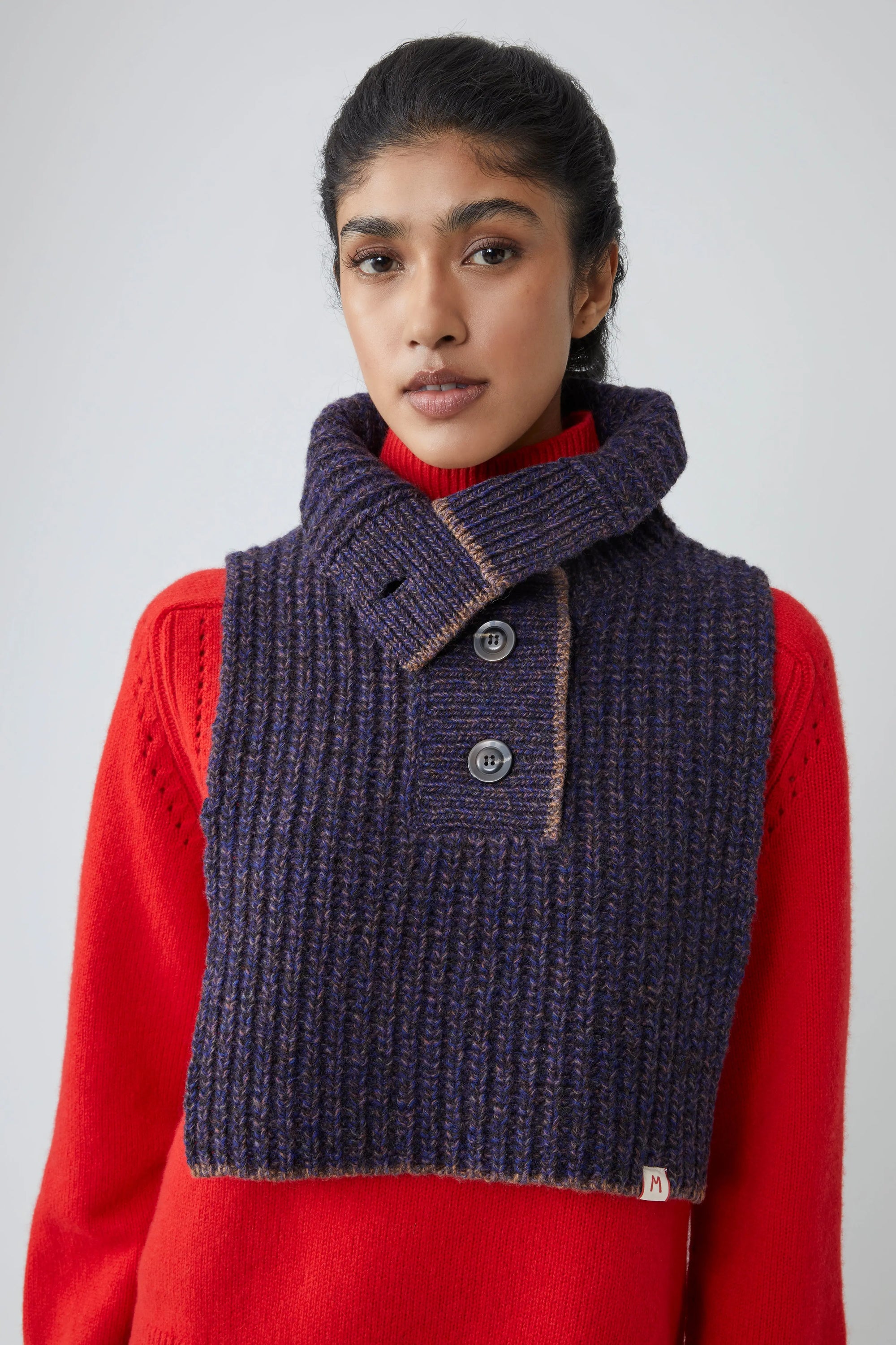 Plastron Lise N°213 Light Mulberry - Moismont