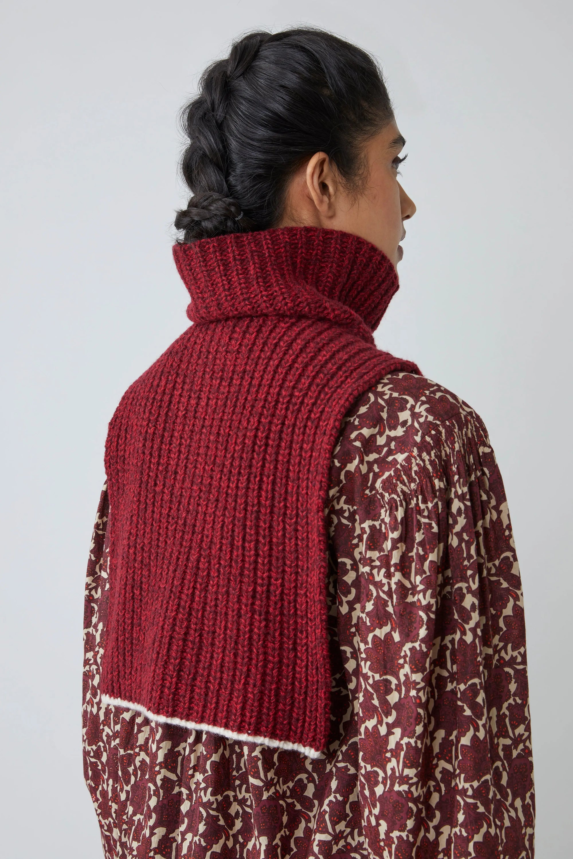 Plastron Lise N°213 Carmin - Moismont