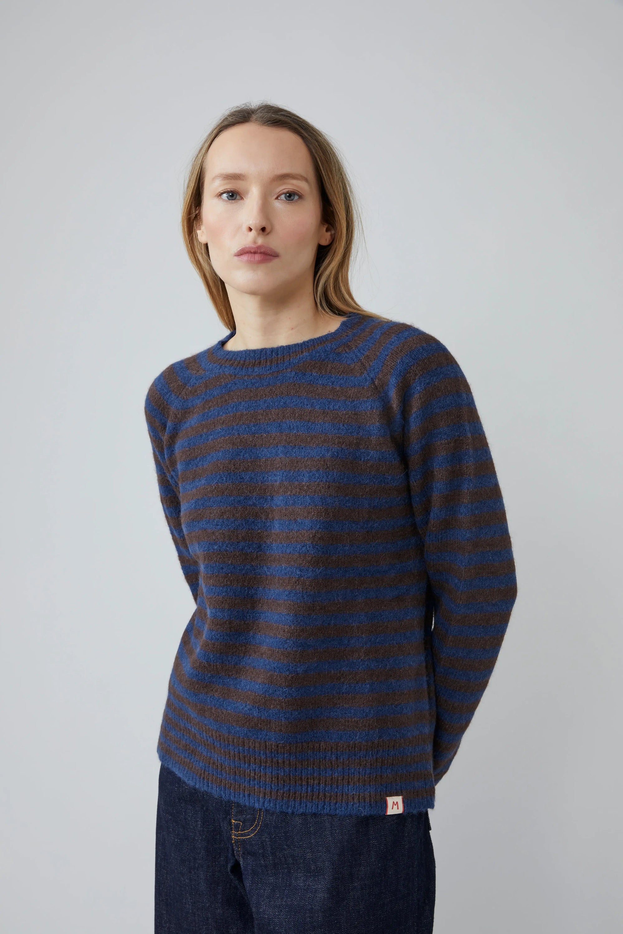 Pull Helena N°214 Stripes Indigo - Moismont