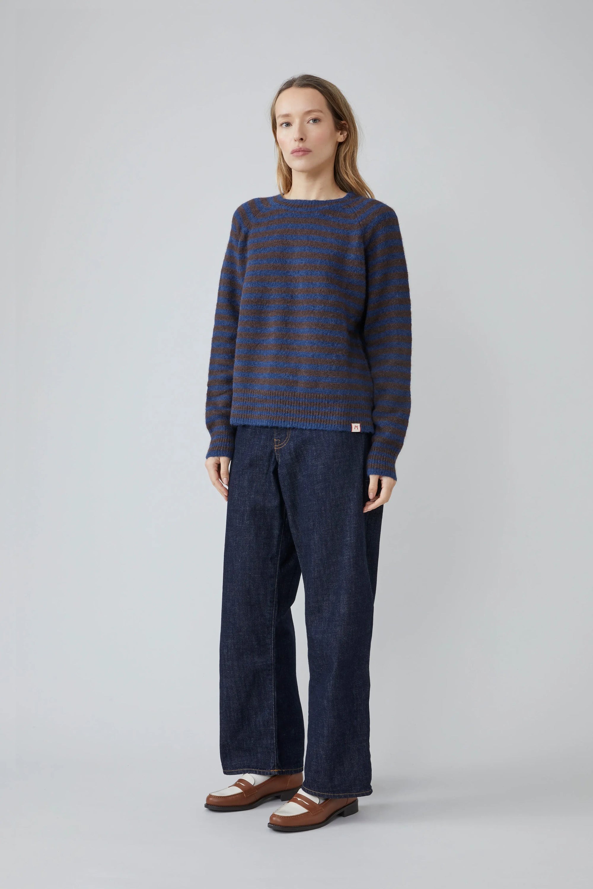 Pull Helena N°214 Stripes Indigo - Moismont