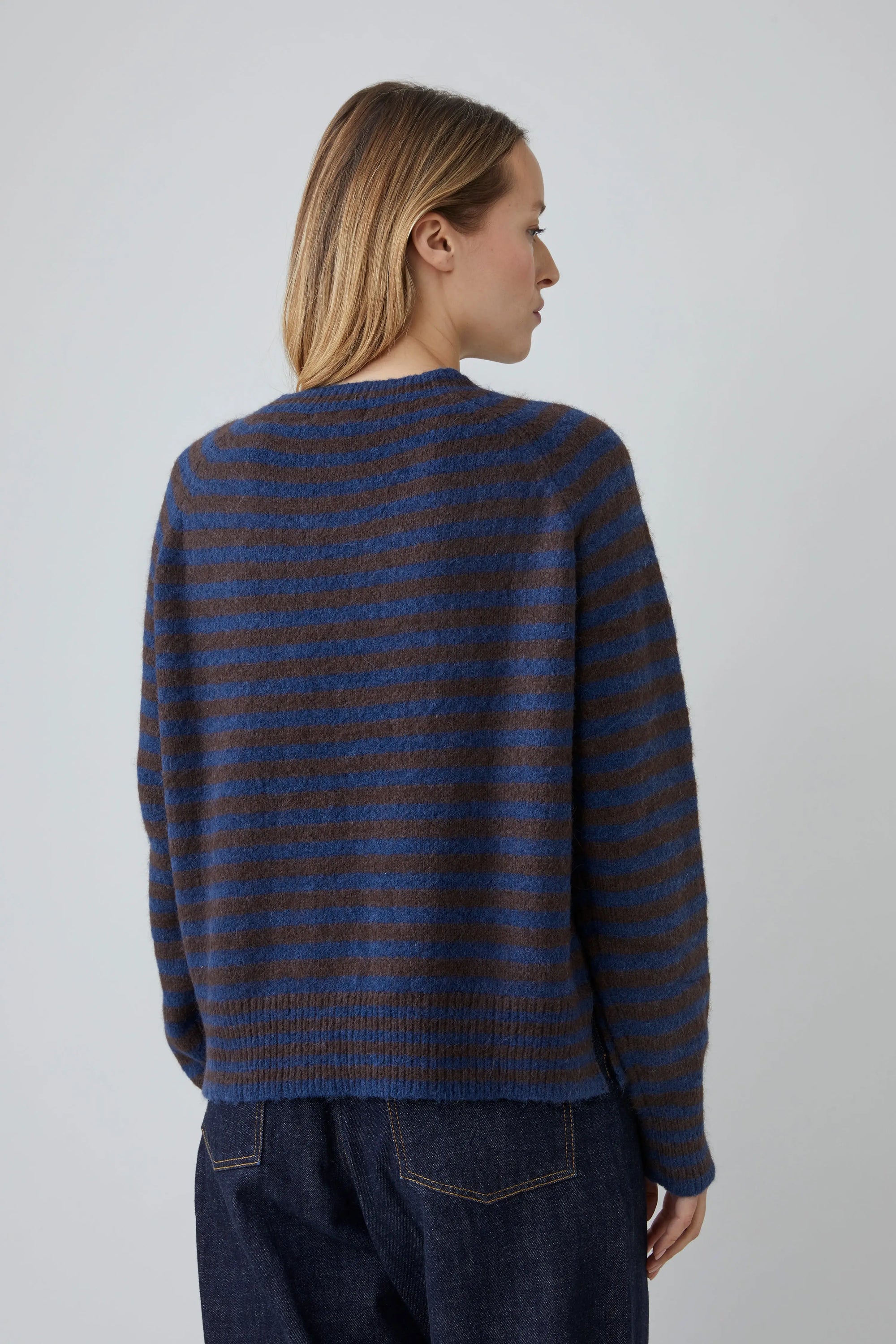 Pull Helena N°214 Stripes Indigo - Moismont