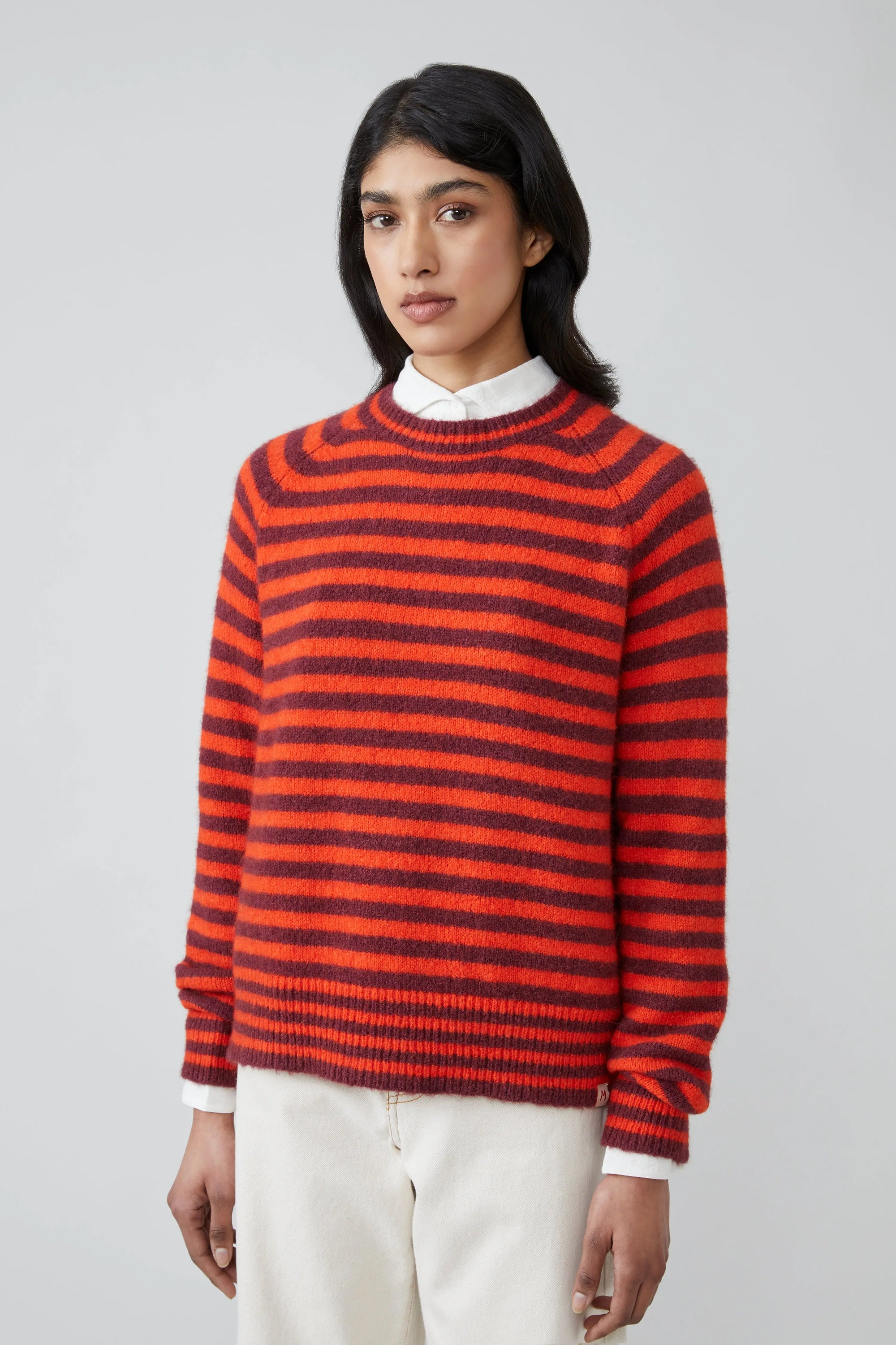 Pull Helena N°214 Stripes Fig - Moismont