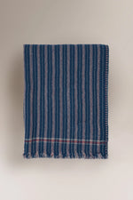 Neo Bony Throw Blanket No.80 Navy Blue