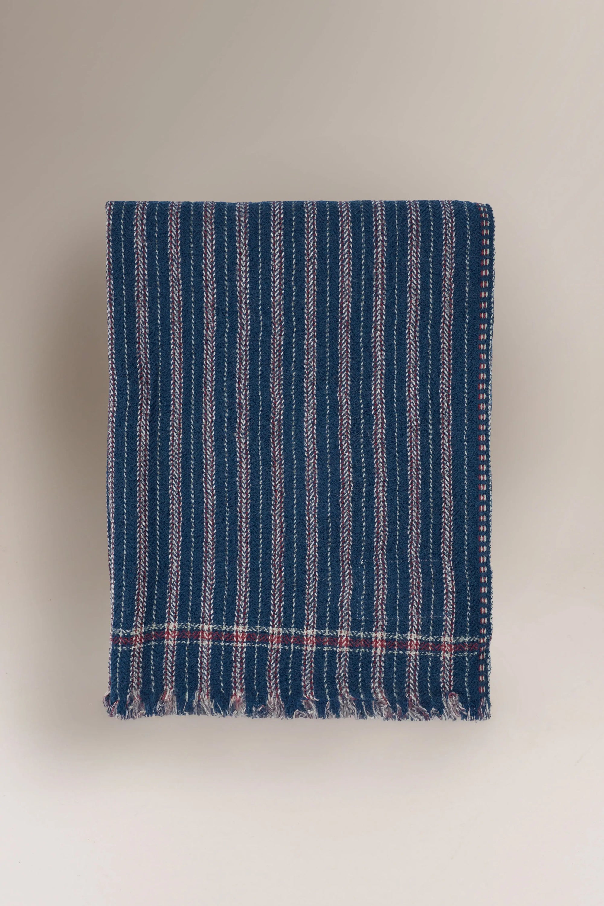 Plaid Laine N°80 Navy Blue - Moismont