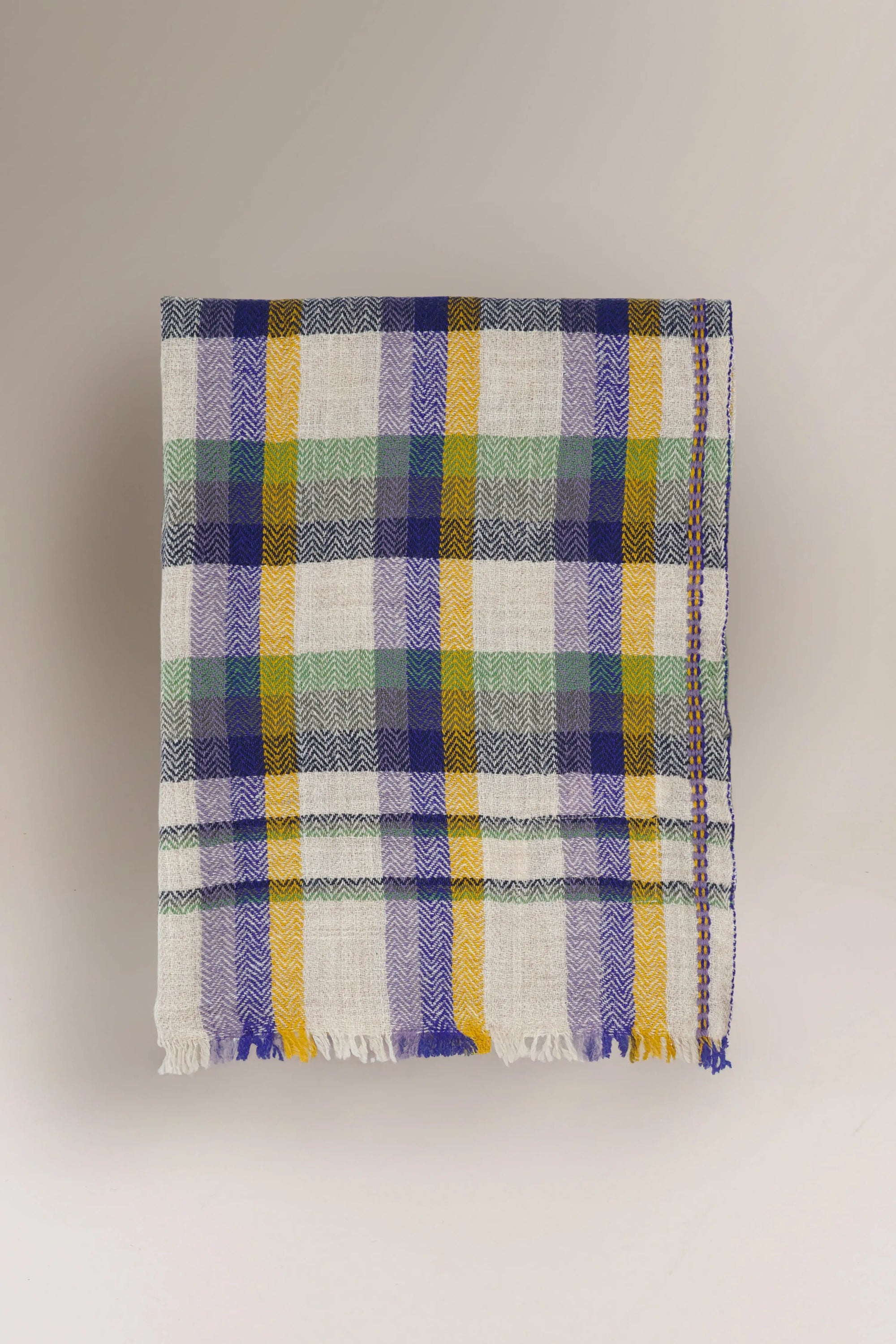 Plaid Laine N°82 Khaki - Moismont