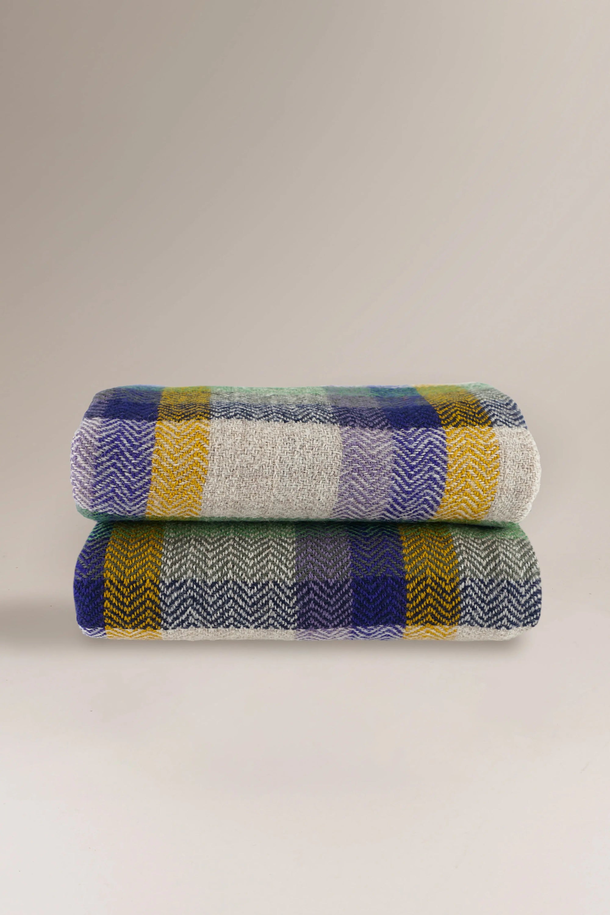 Plaid Laine N°82 Khaki - Moismont