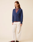 Cardigan Louison N°202 Denim Blue - Moismont