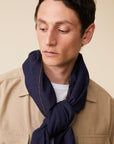 Echarpe N°100 Navy Blue - Moismont