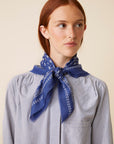 Foulard N°676 Denim Blue - Moismont