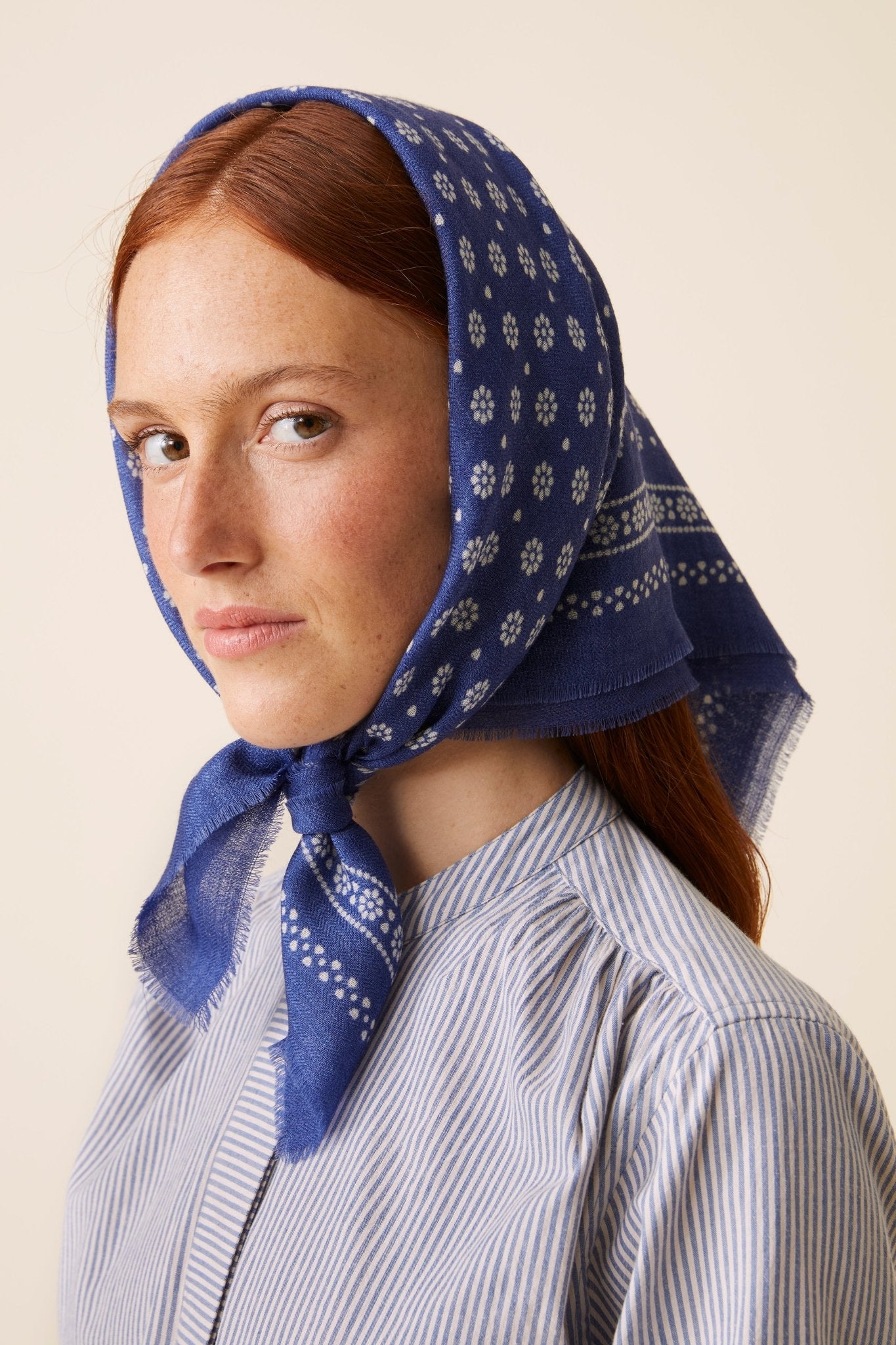 Foulard N°676 Denim Blue - Moismont