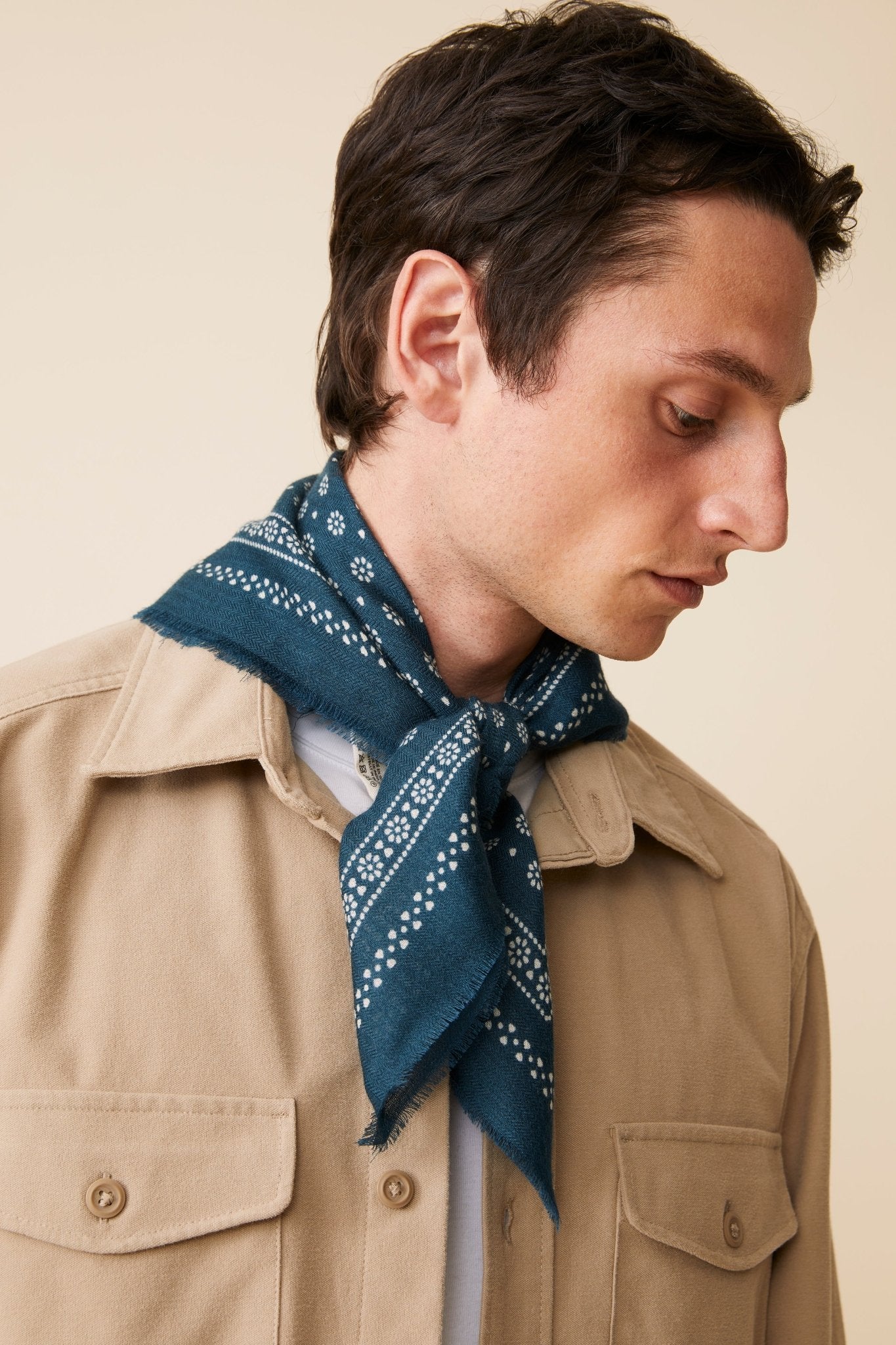 Foulard N°676 Navy Blue - Moismont