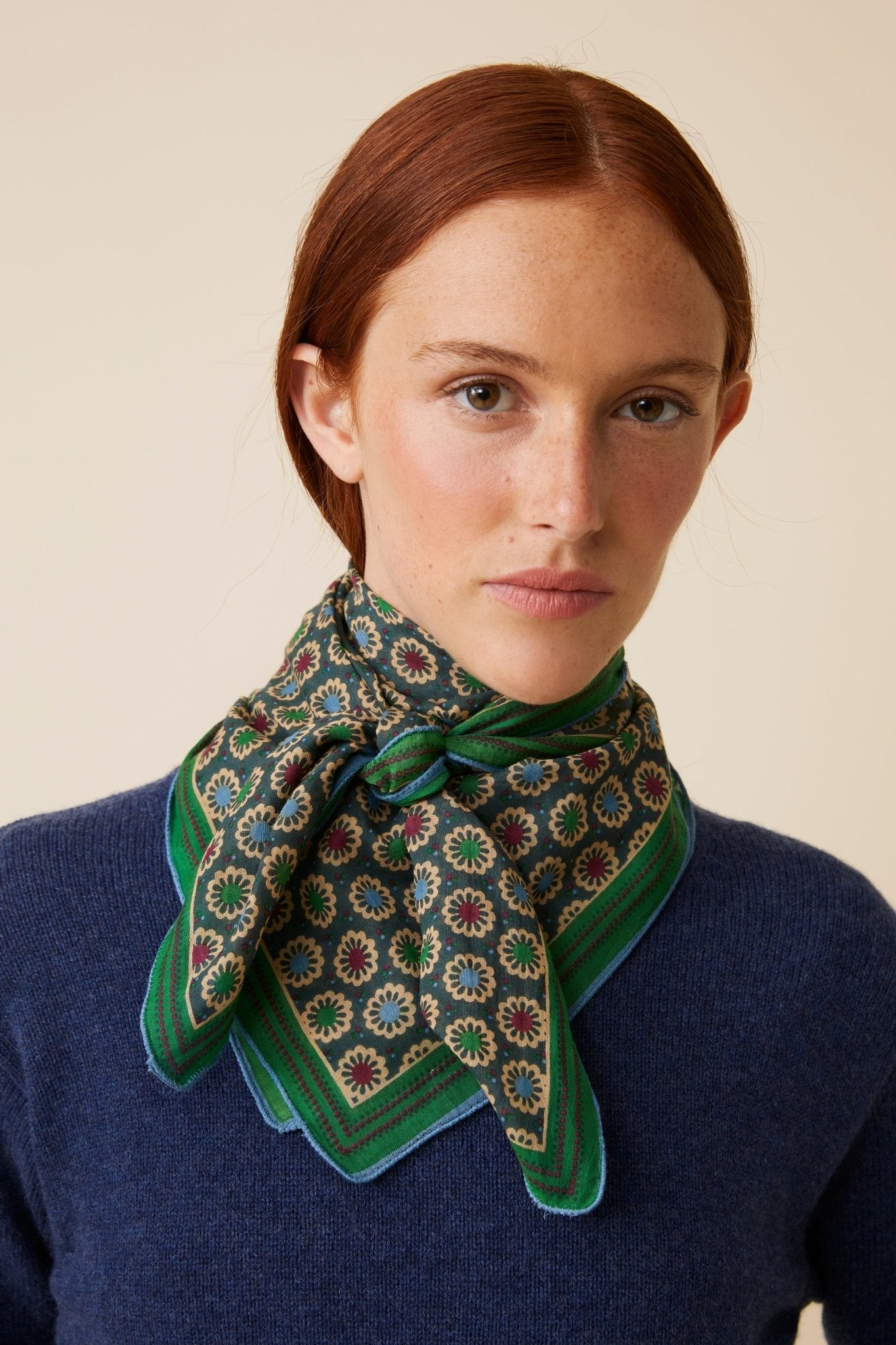 Foulard N°715 Duck Green - Moismont