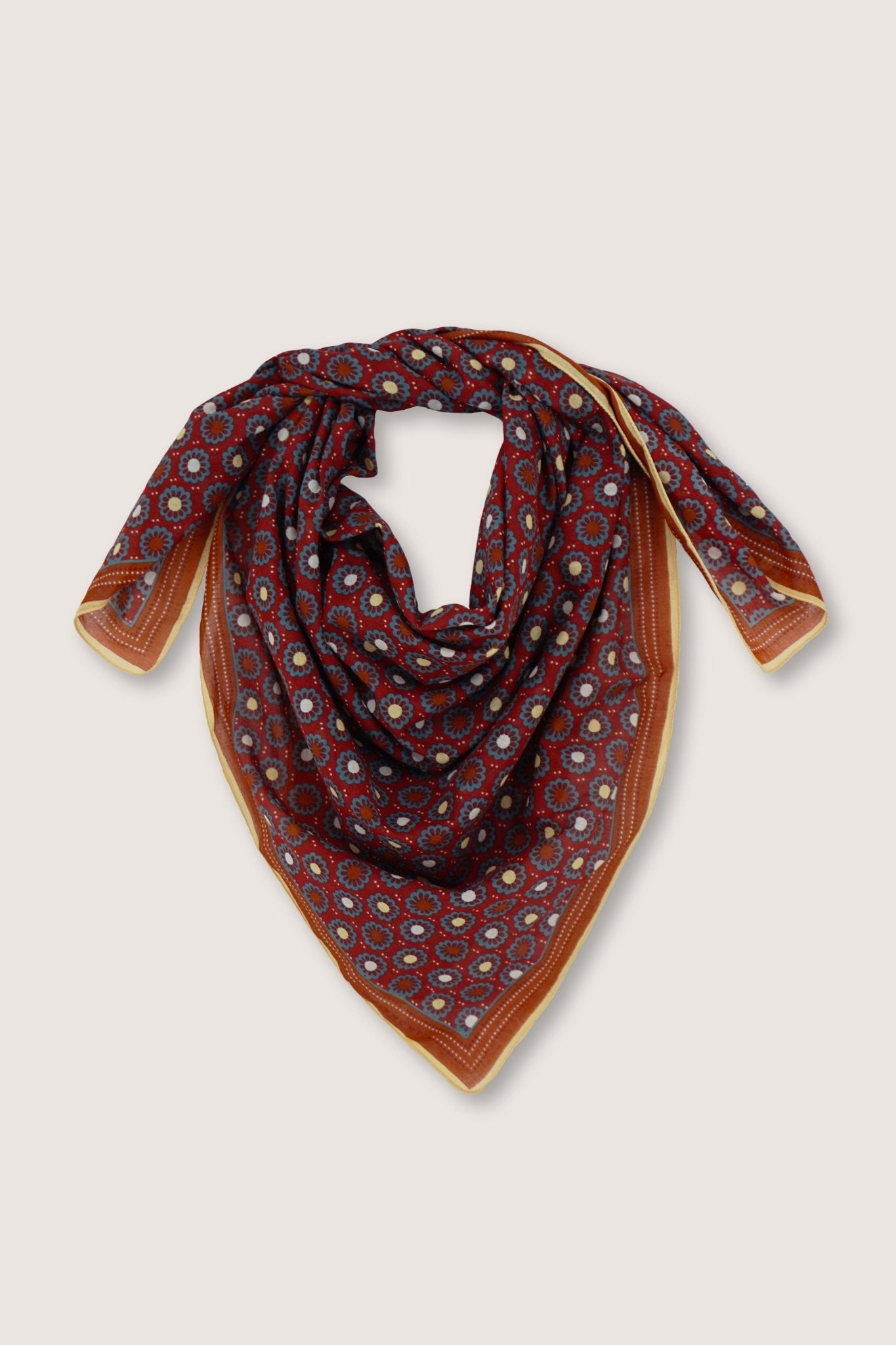 Foulard N°715 Red Wine - Moismont