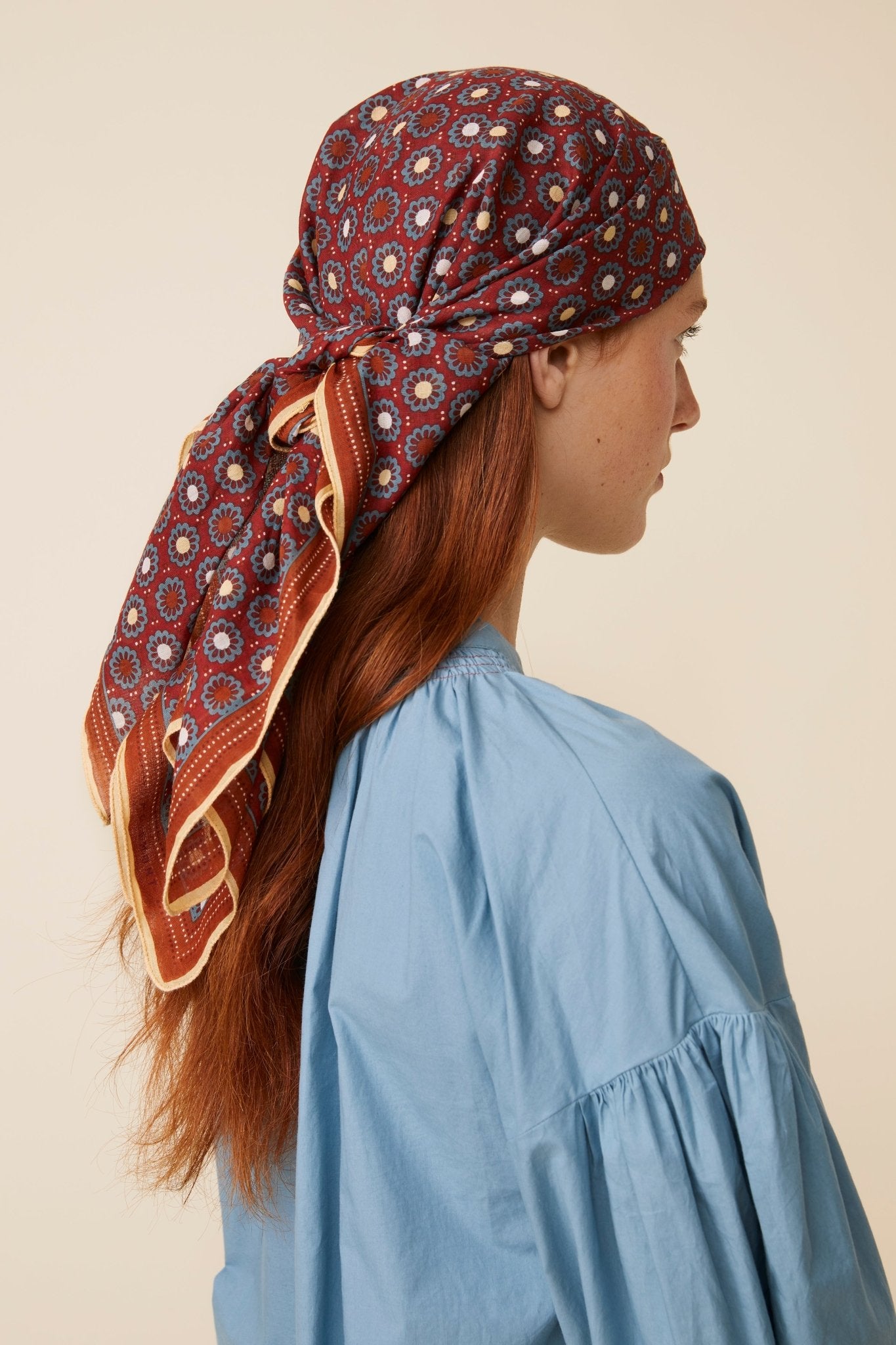 Foulard N°715 Red Wine - Moismont