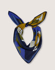 Foulard N°743 Navy Blue - Moismont