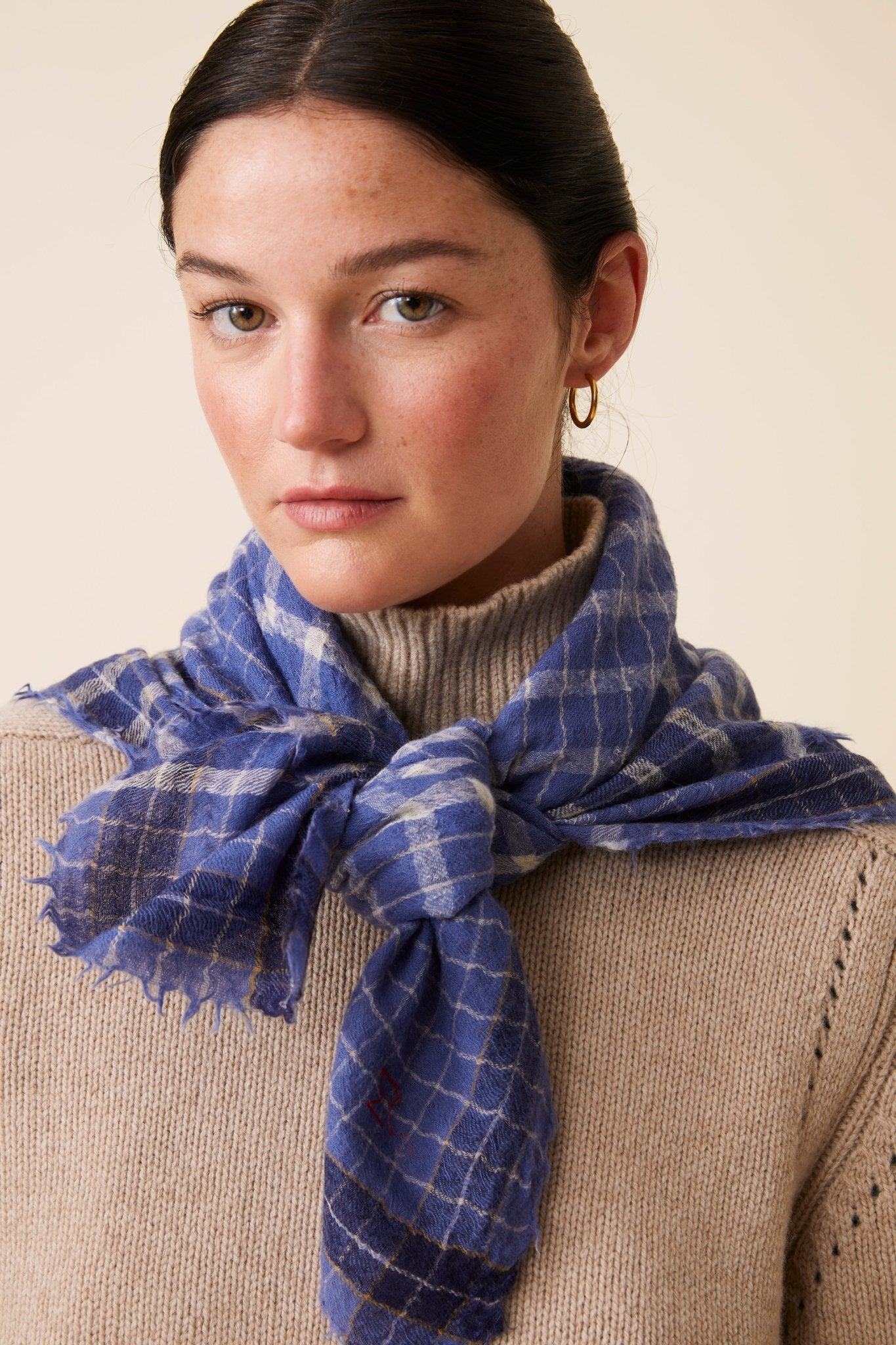 Foulard N°744 Denim Blue - Moismont