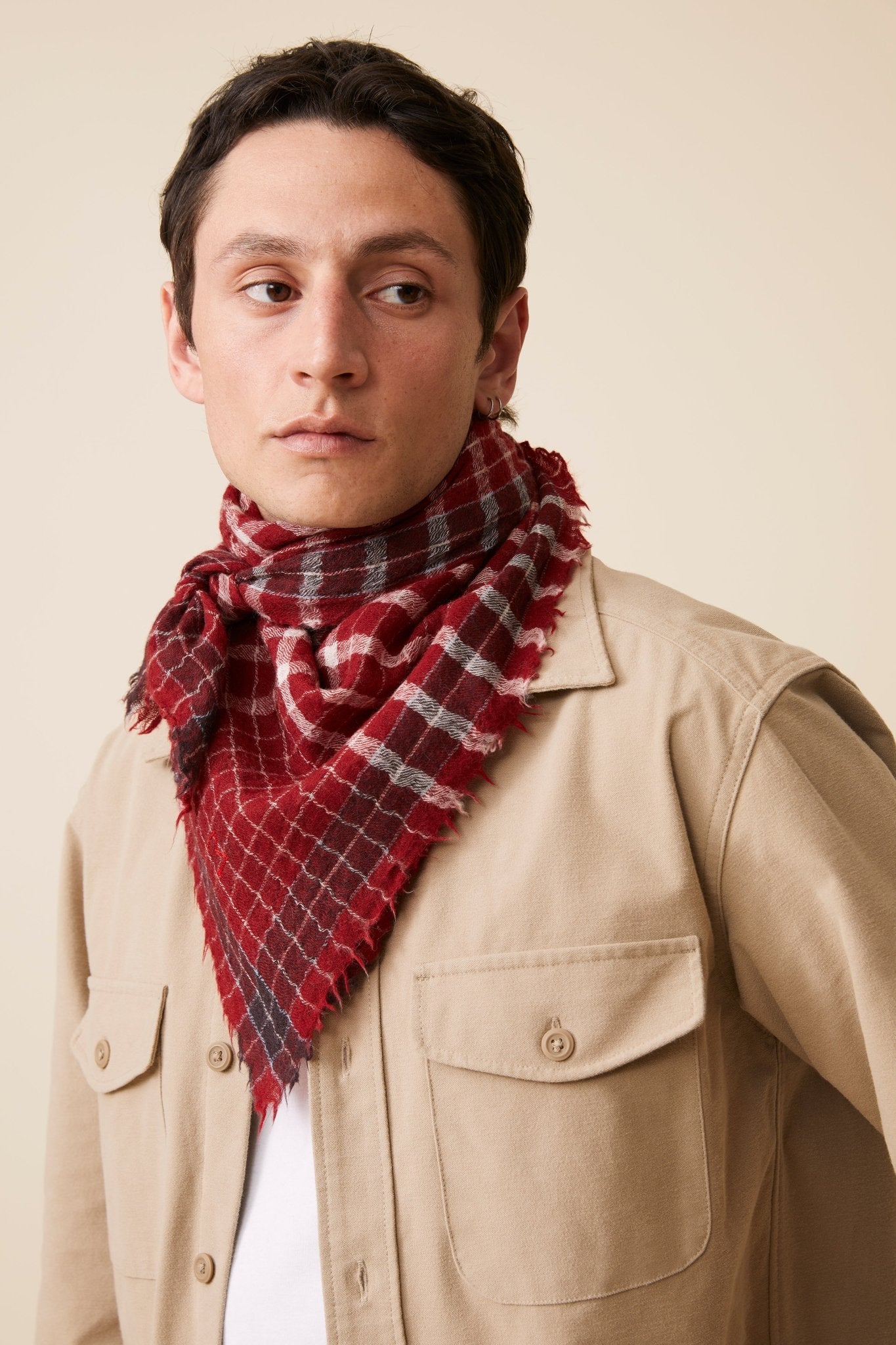 Foulard N°744 Red Wine - Moismont