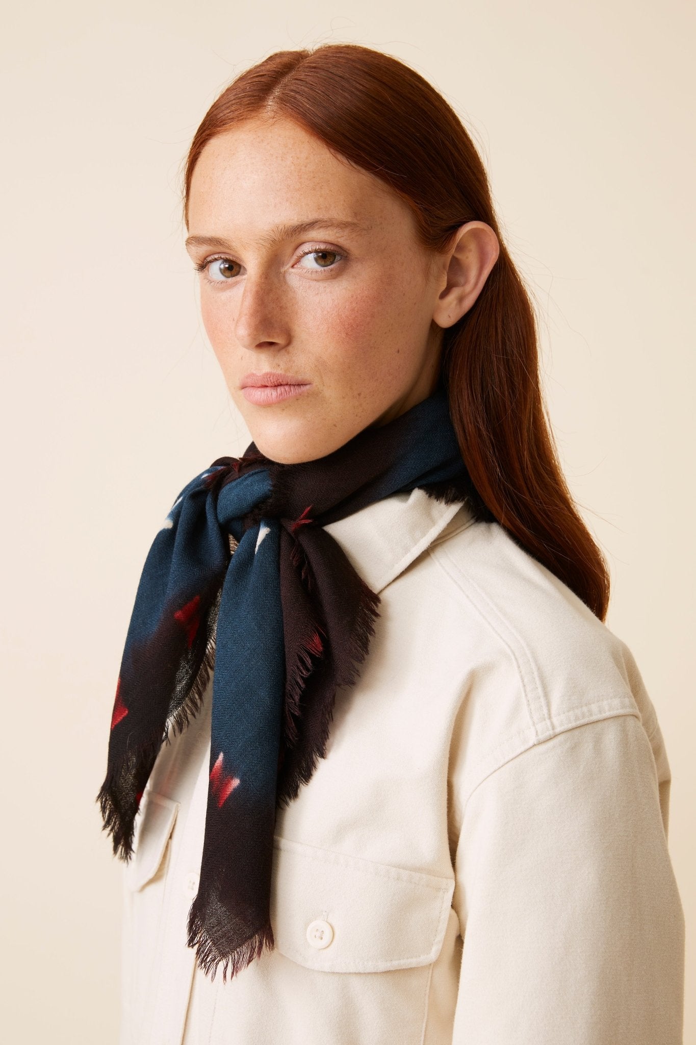 Foulard N°746 Navy Blue - Moismont