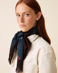 Foulard N°746 Navy Blue - Moismont