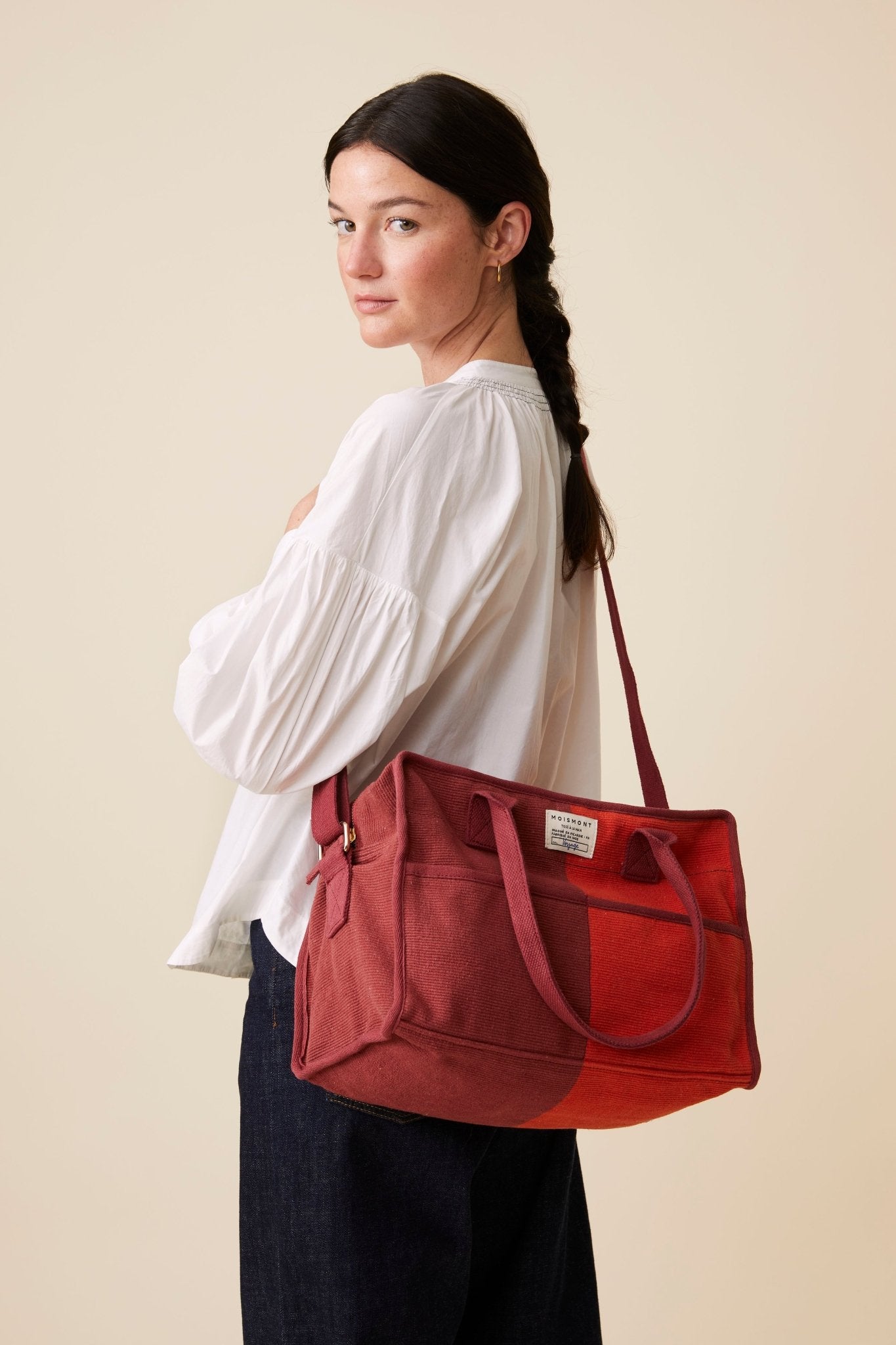 Petit Sac Week - end N°34 Block Red/Tomette - Moismont