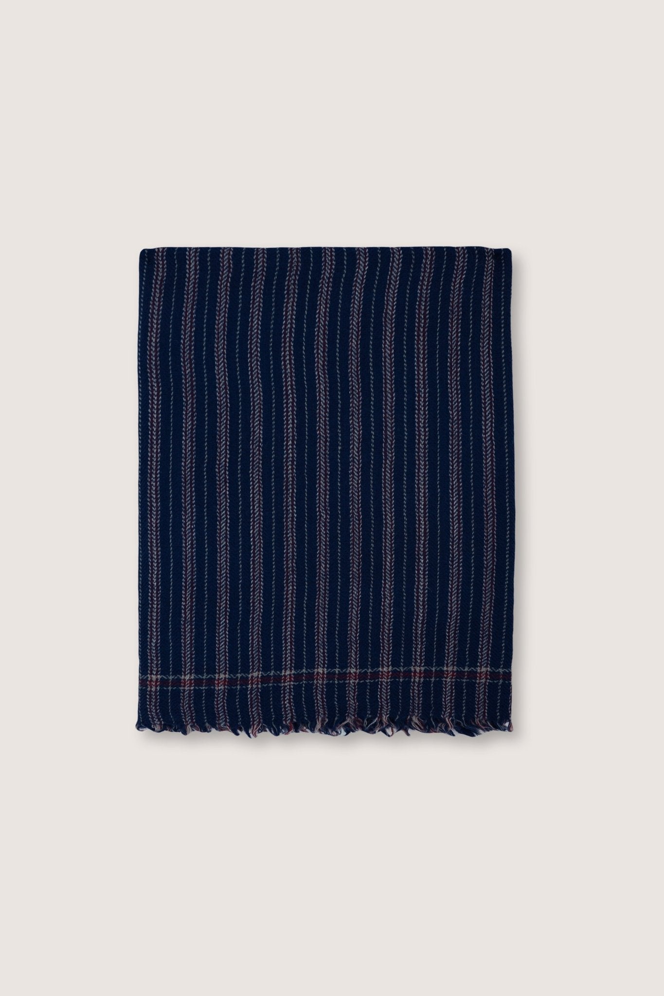 Plaid Laine N°80 Navy Blue - Moismont