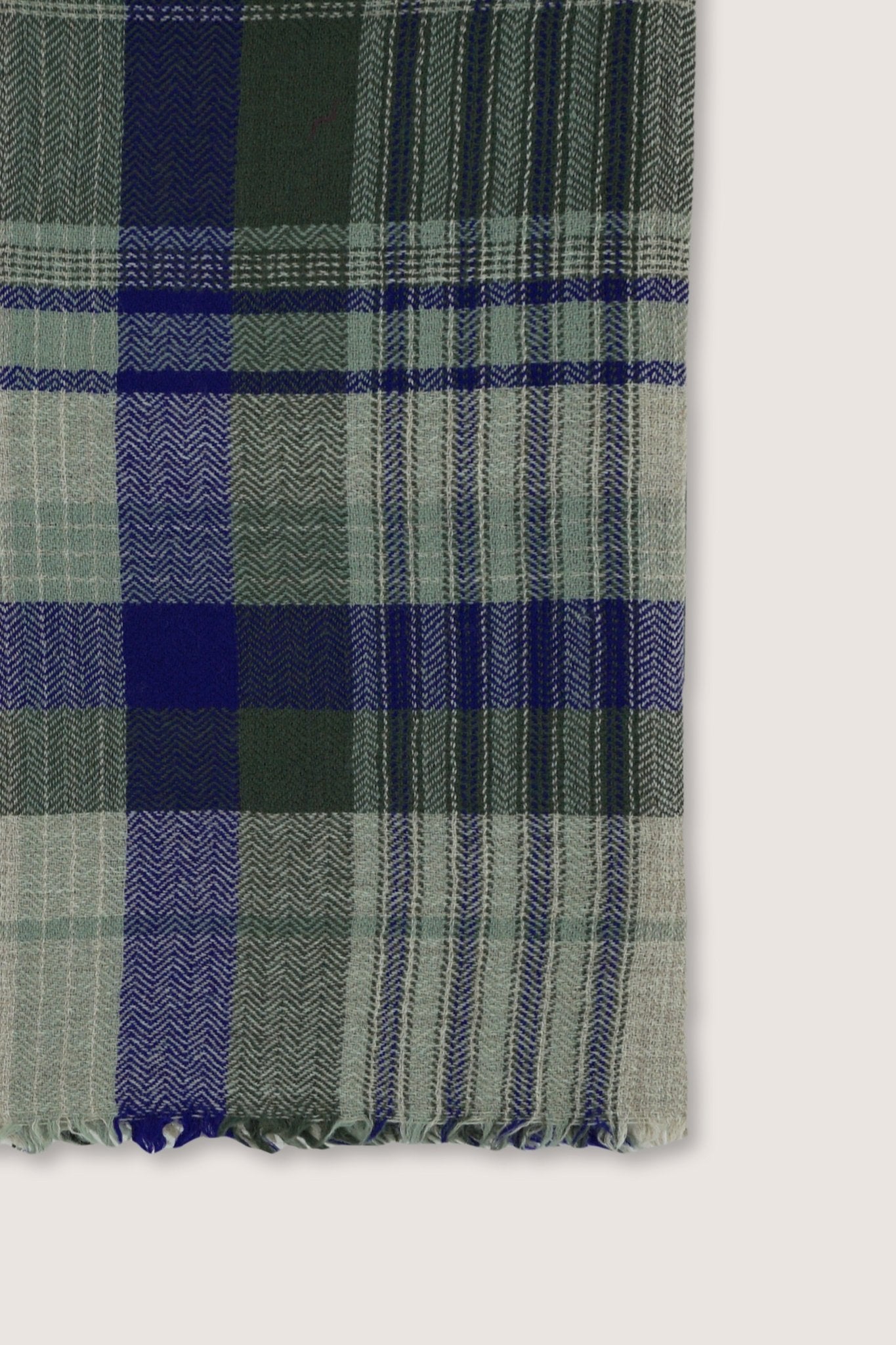 Plaid Laine N°81 Khaki - Moismont