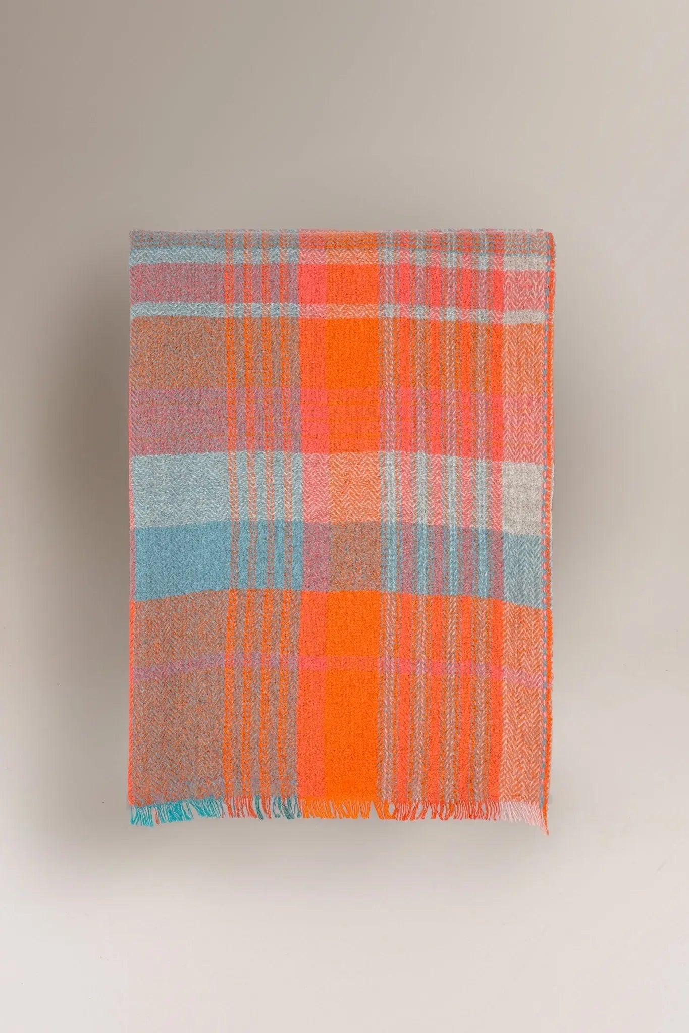 Plaid Laine N°81 Orange - Moismont