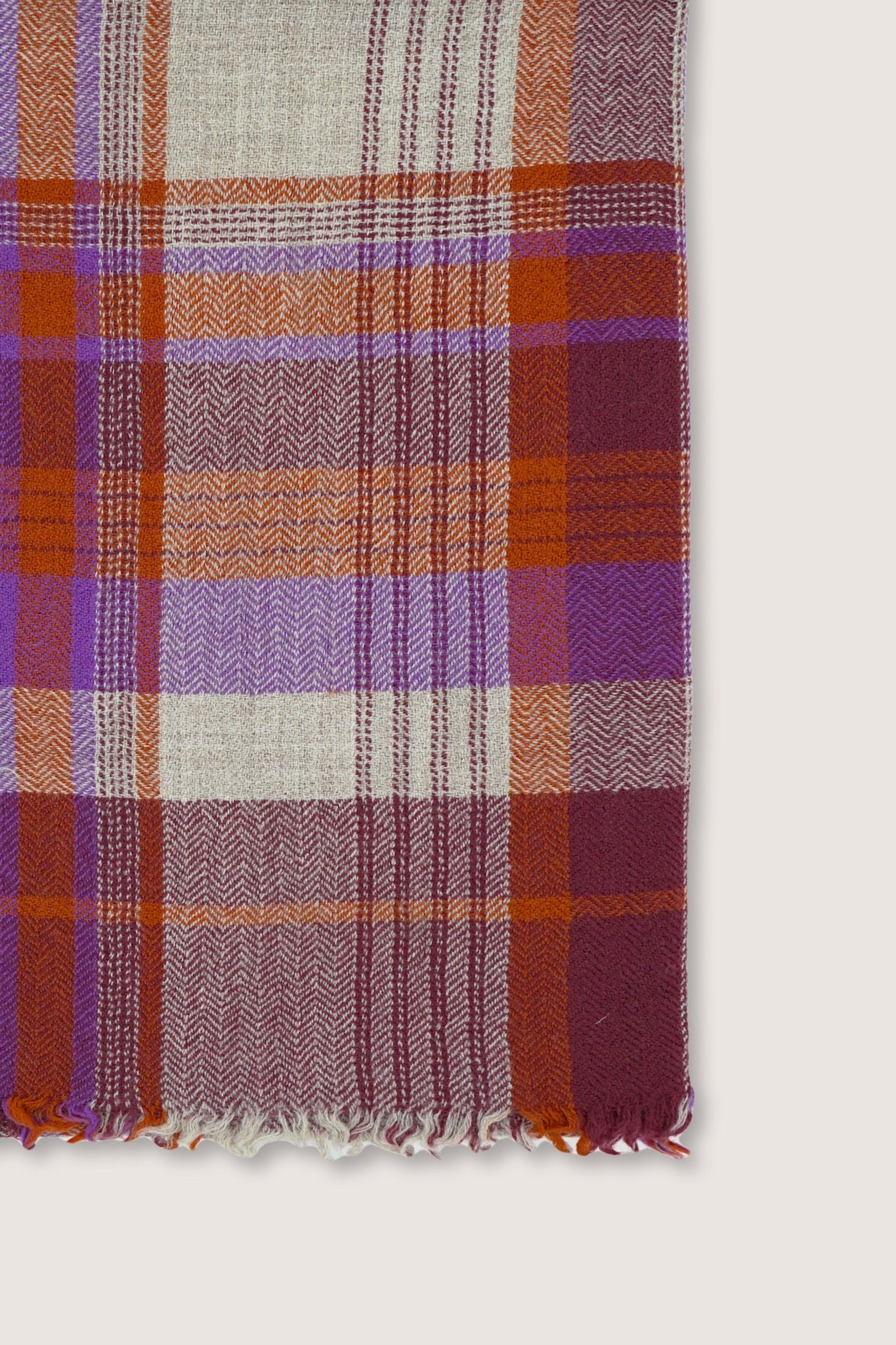 Plaid Laine N°81 Violette - Moismont