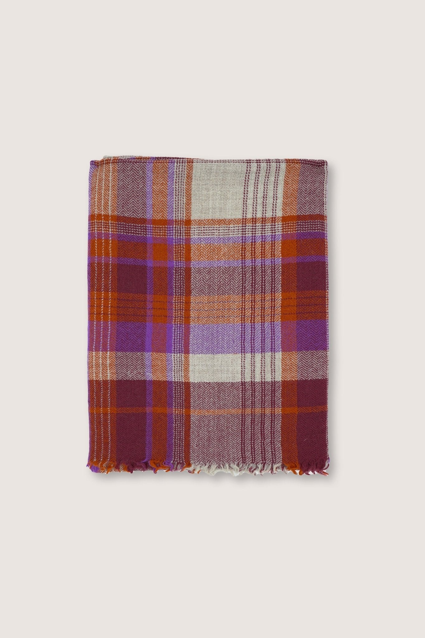 Plaid Laine N°81 Violette - Moismont