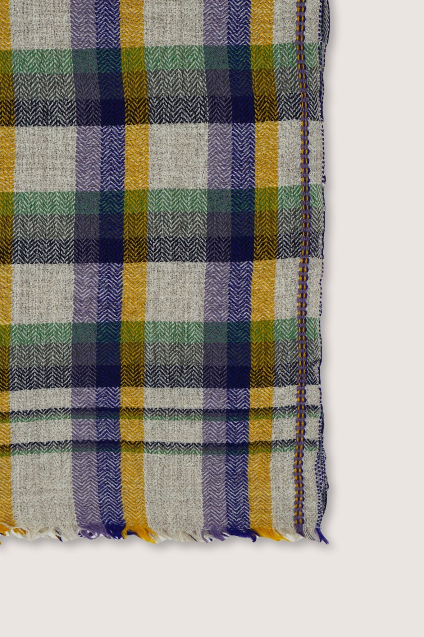 Plaid Laine N°82 Khaki - Moismont